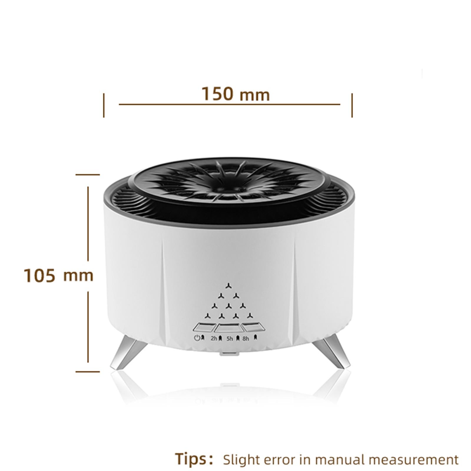 Air Humidifier Personal Desktop Humidifier for Dorm Baby Bedroom Living Room White No Music