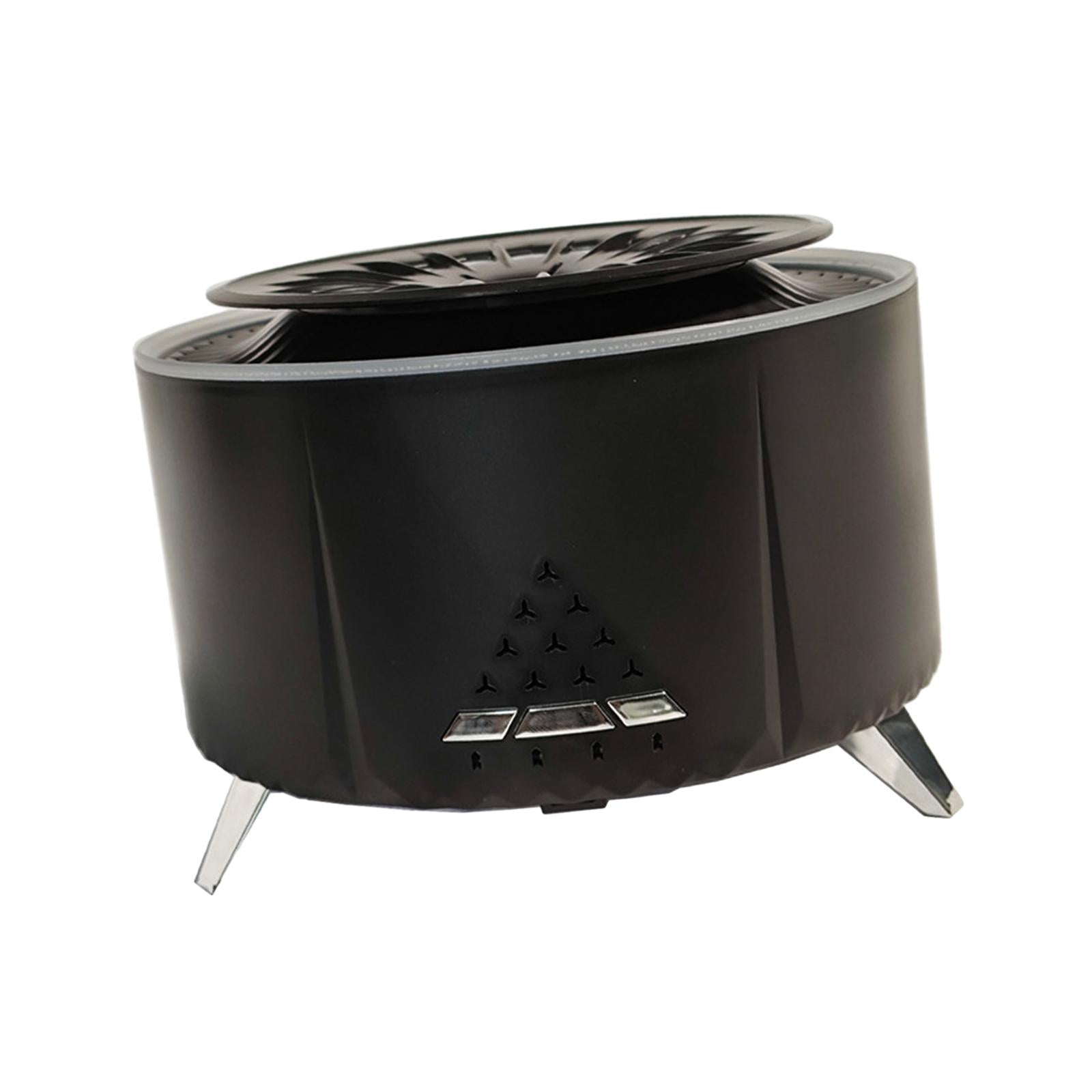 Air Humidifier Personal Desktop Humidifier for Dorm Baby Bedroom Living Room Black No Music
