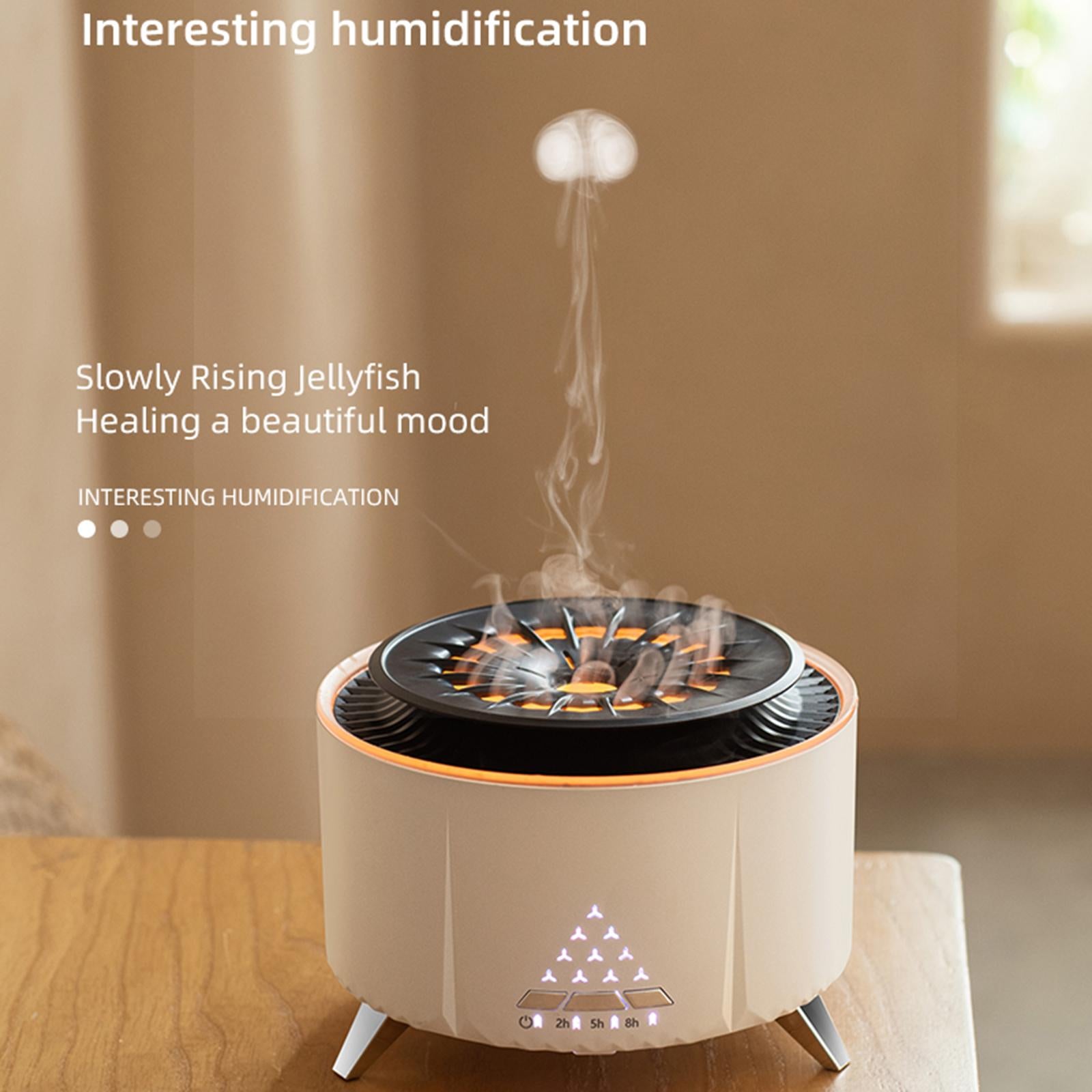Air Humidifier Personal Desktop Humidifier for Dorm Baby Bedroom Living Room White with Music
