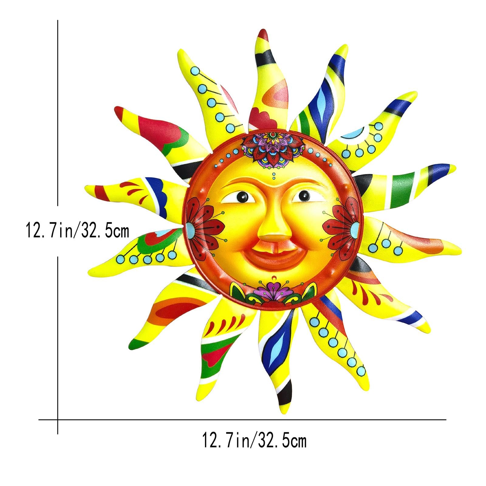 Wall Art Decor Sculptures Waterproof Decor Wall Art for Garden Yard Wall