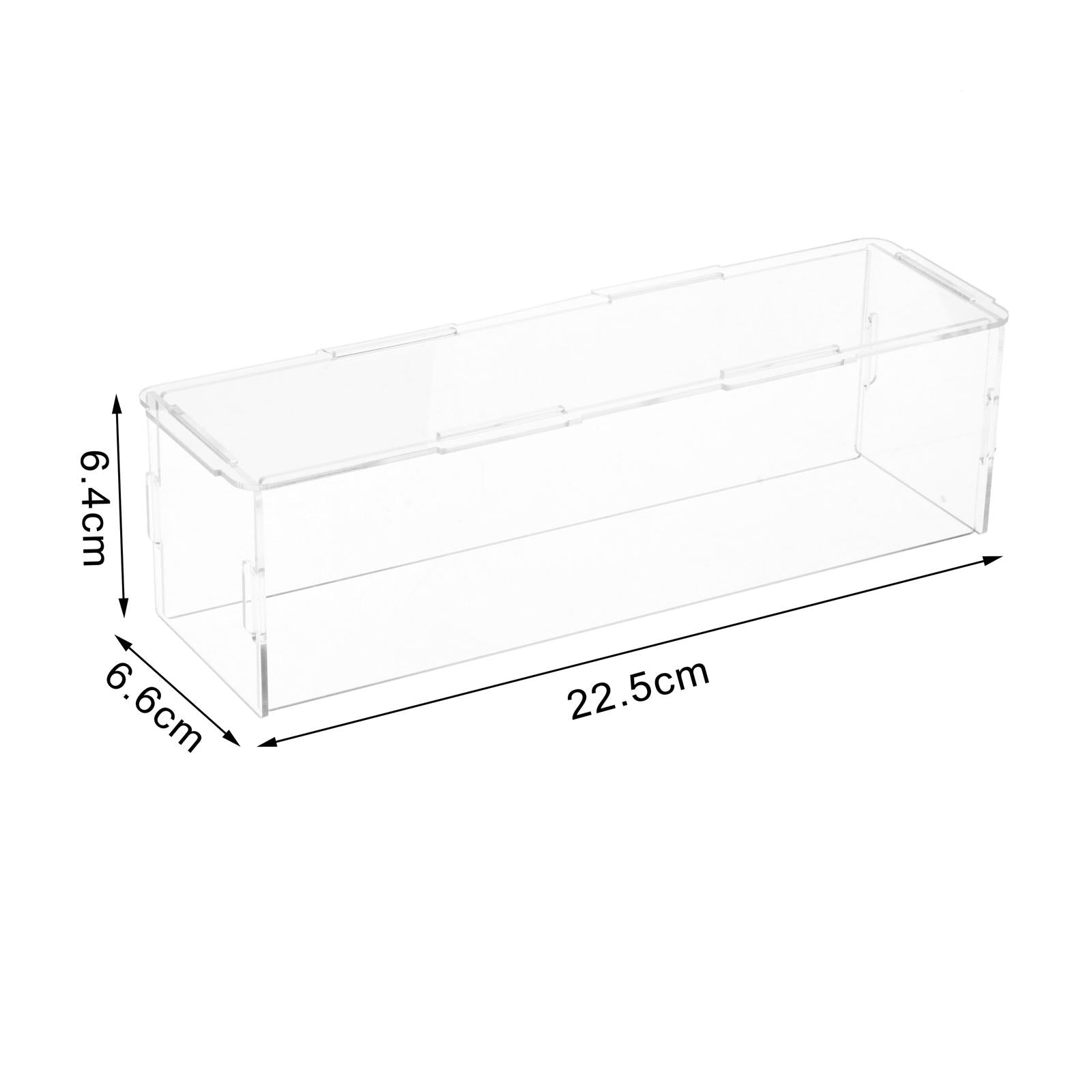 Nixie Tube Clock Transparent Dust Cover Versatile Accessories for Protecting 22.5x6.6x6.4cm