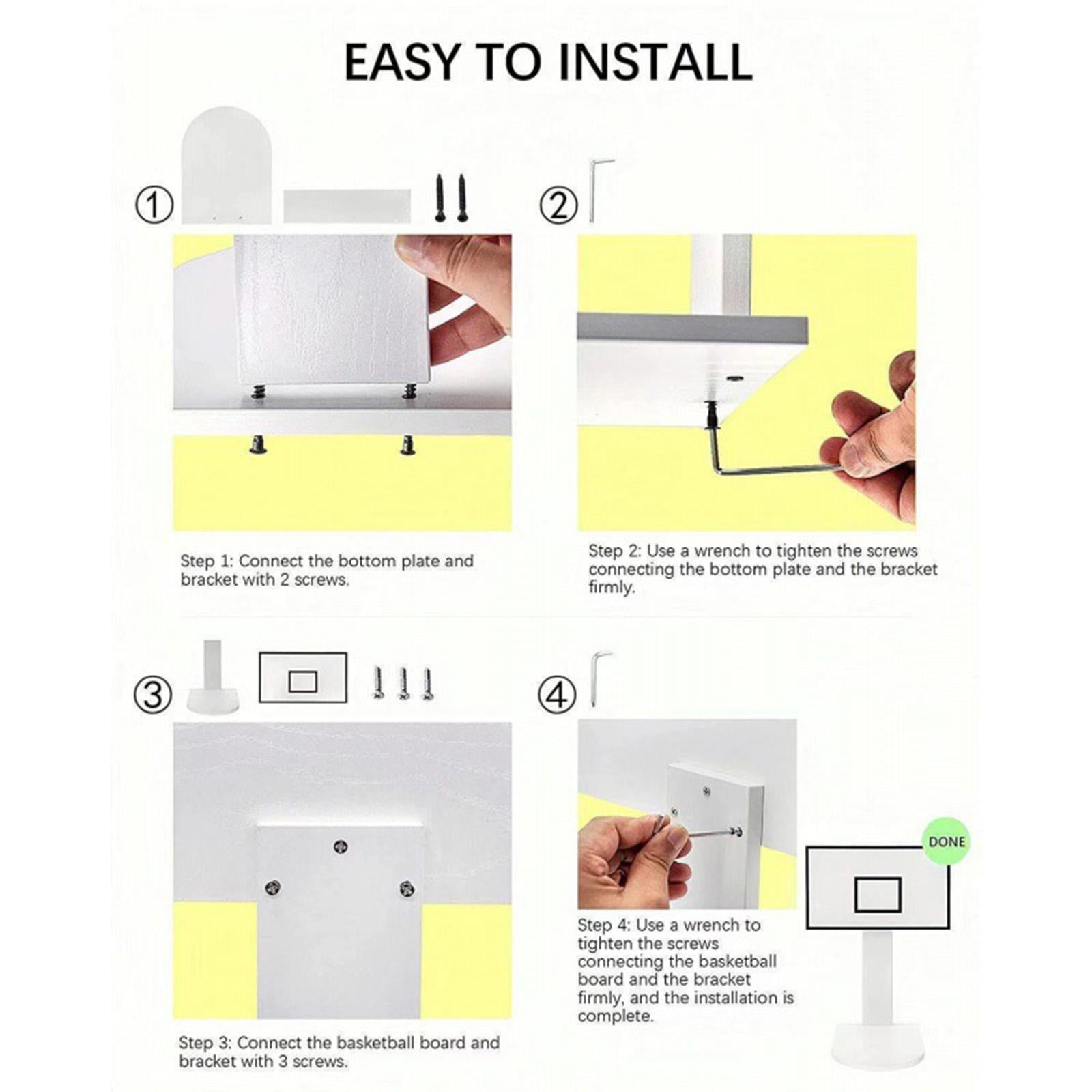 Basketball Rack without Wastebasket Garbage Can Basketball Frame for Bedroom