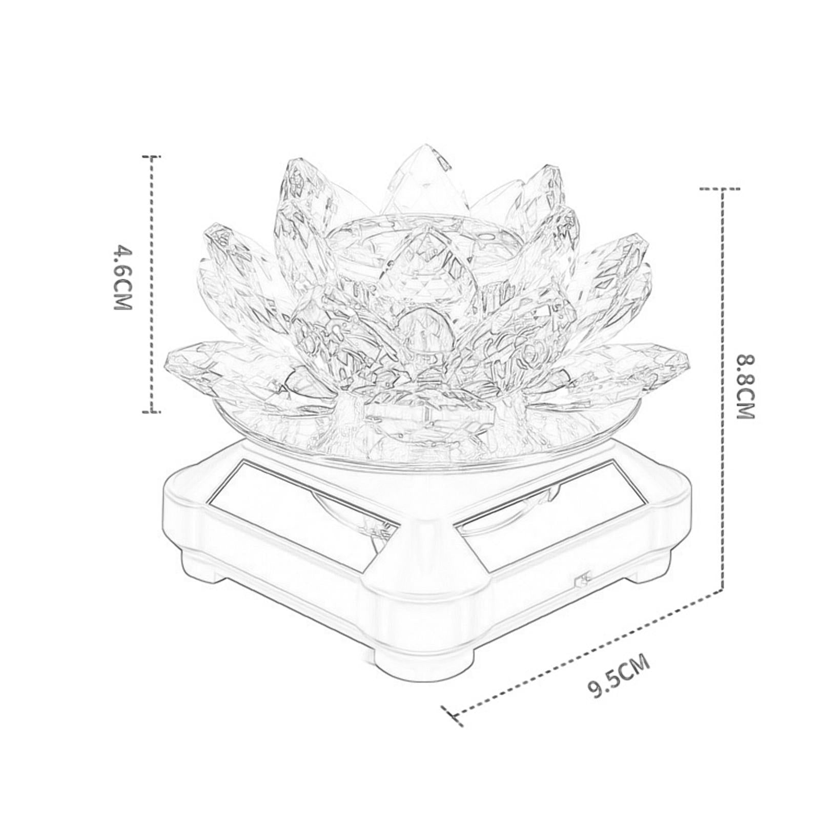 Car Perfume Decoration Portable Solar Powered for Car Dashboards Home Office Blue