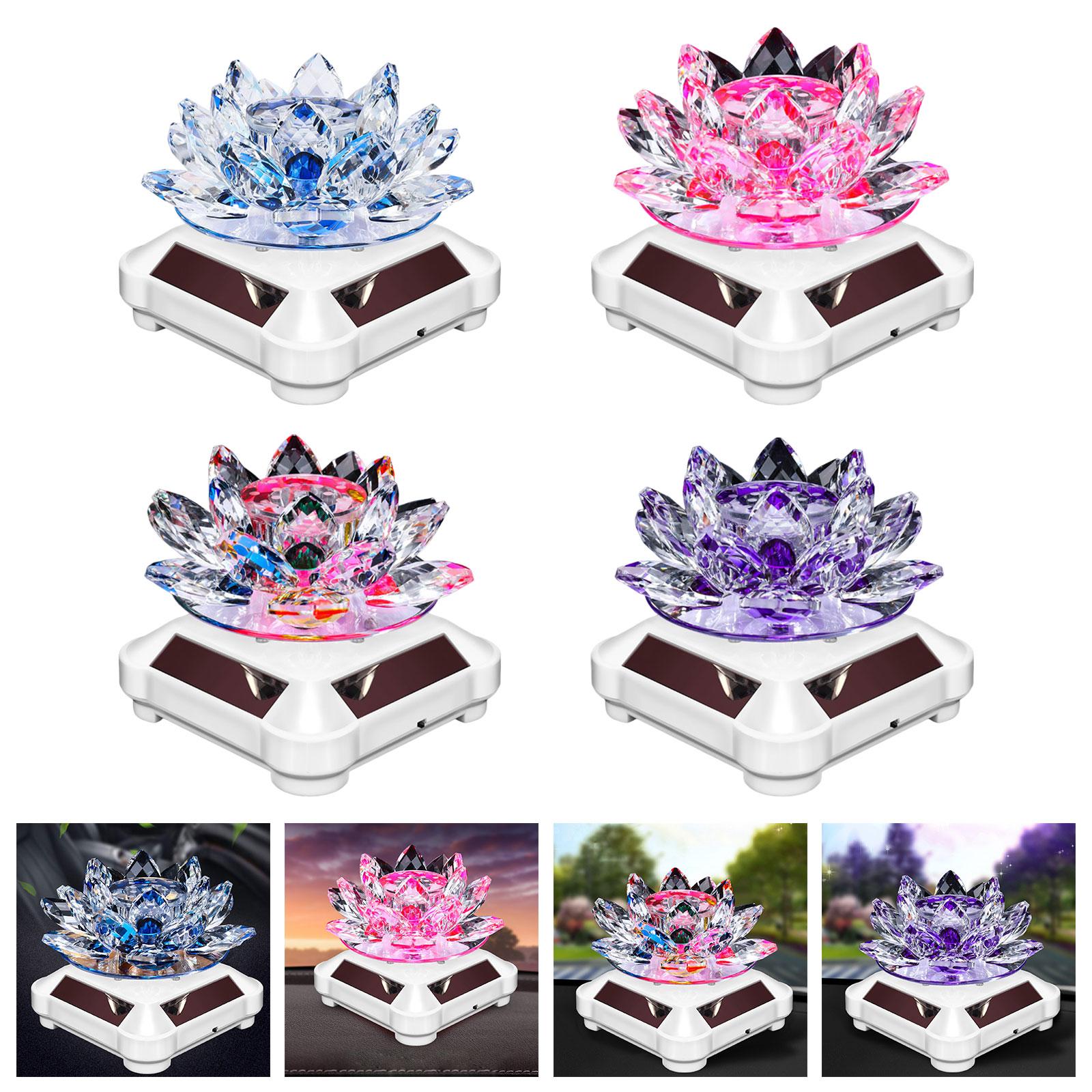 Car Perfume Decoration Portable Solar Powered for Car Dashboards Home Office Blue