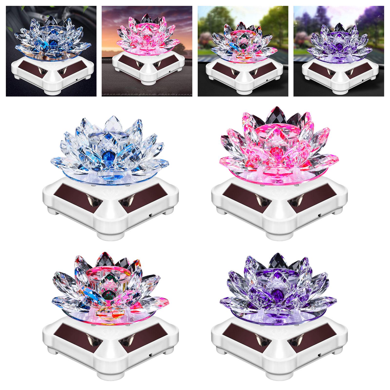 Car Perfume Decoration Portable Solar Powered for Car Dashboards Home Office Blue
