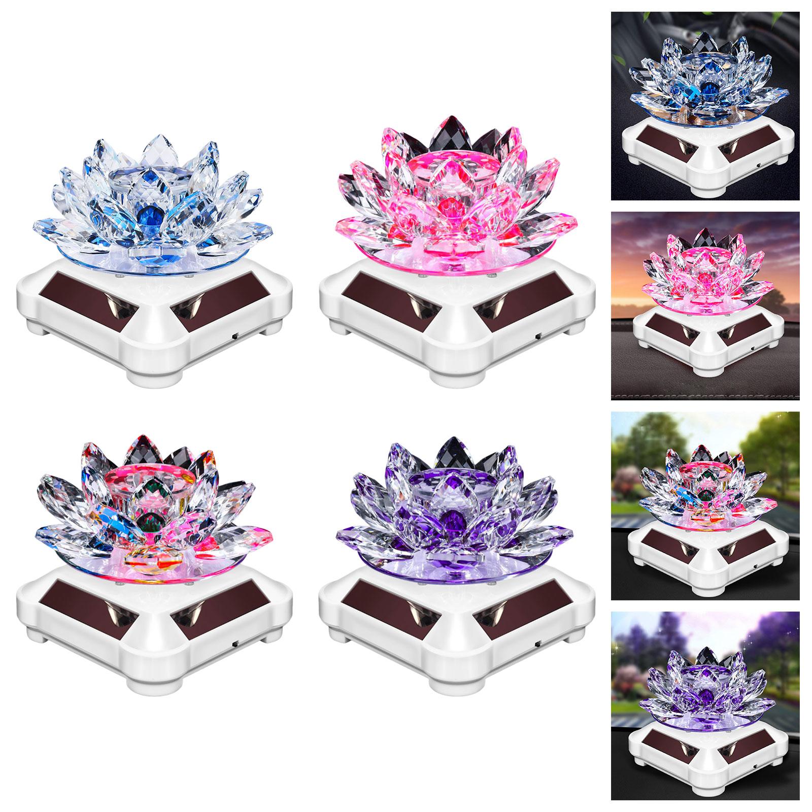 Car Perfume Decoration Portable Solar Powered for Car Dashboards Home Office Blue