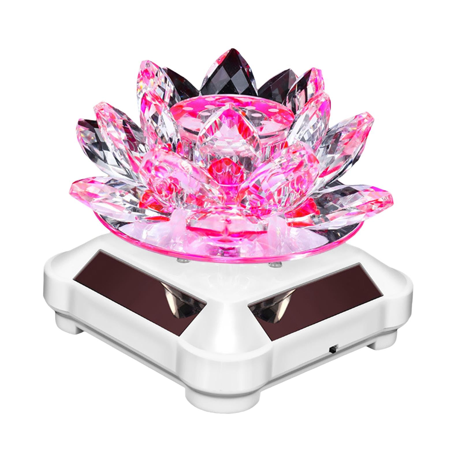 Car Perfume Decoration Portable Solar Powered for Car Dashboards Home Office Pink