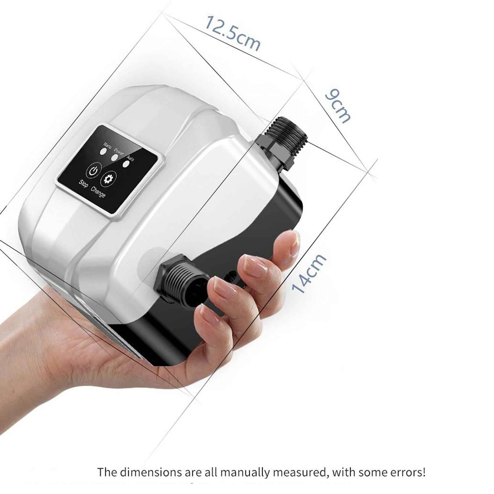 Water Pressure Booster Pump Small Automatic Shower Booster Pump for Bathroom White