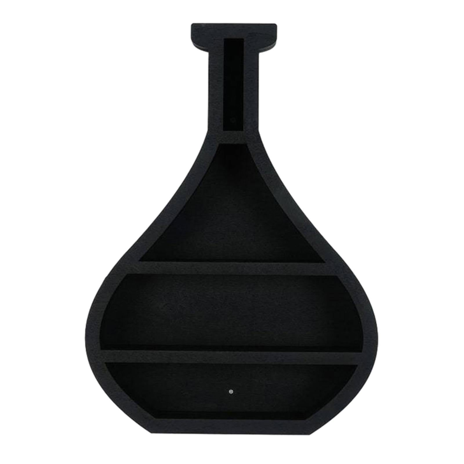Wall Display Shelf Wood Figurine Display Shelf for Home Living Room Bathroom