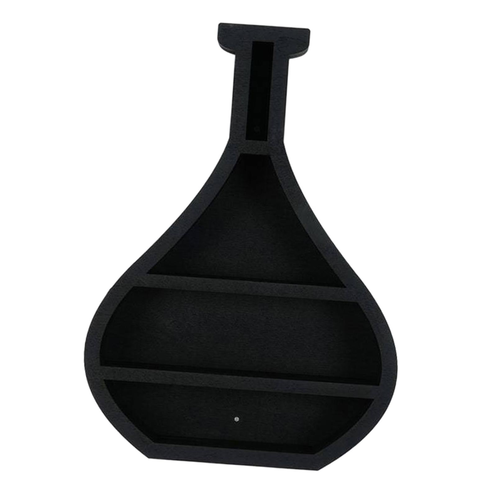 Wall Display Shelf Wood Figurine Display Shelf for Home Living Room Bathroom