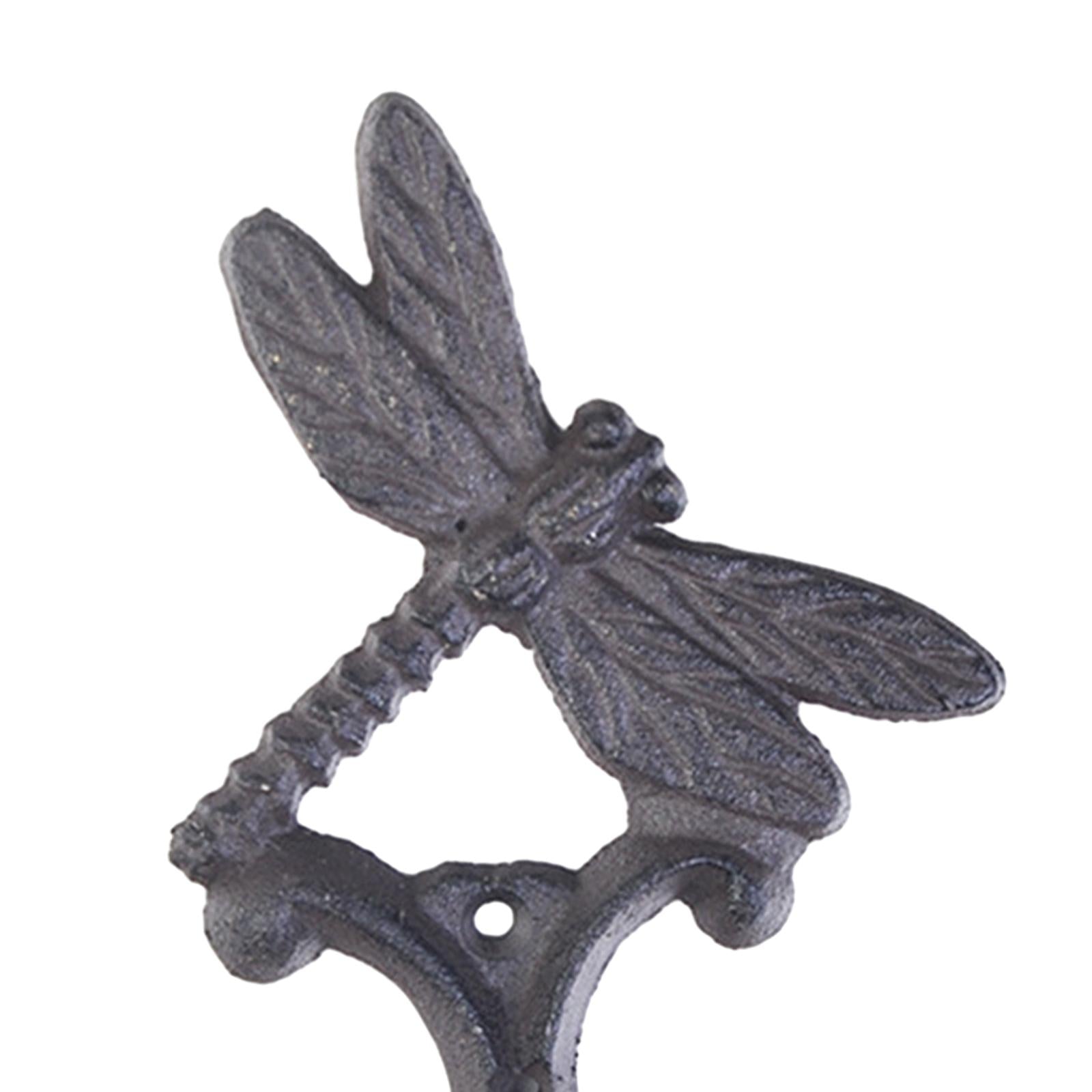 Wall Hook Wall Mount Heavy Duty Home Decoration Key Hook for Bag Jacket Keys Dragonfly