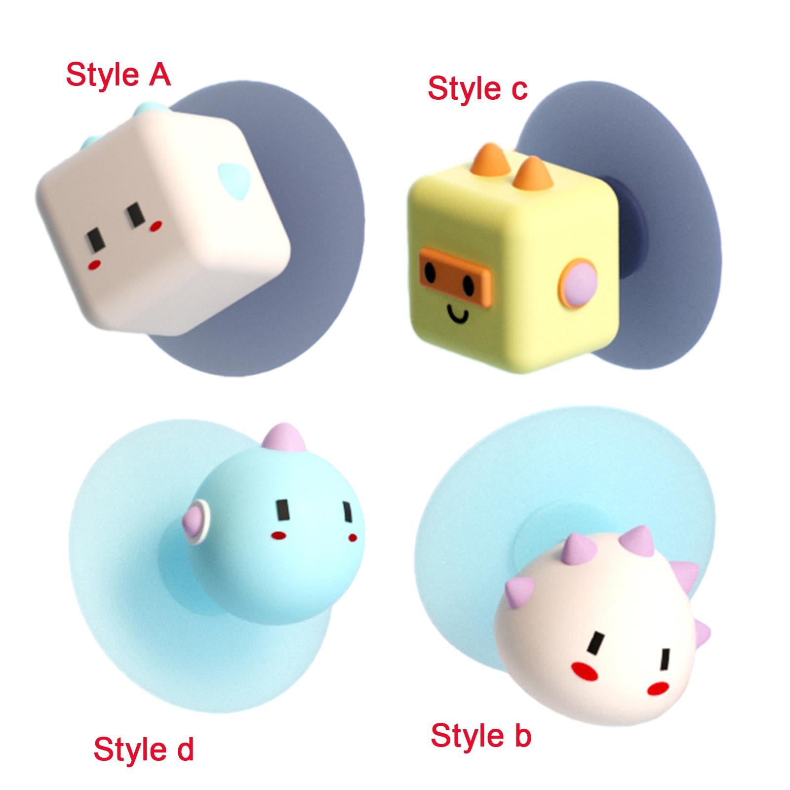 Cartoon Wall Hook Keys Storage Shelf Hanging Coats Towels Hats Cute Key Hook style A