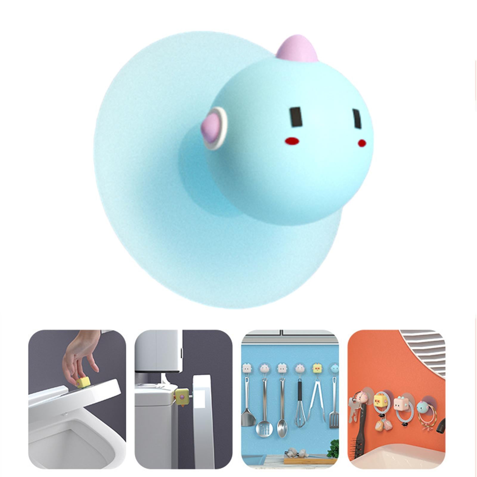 Cartoon Wall Hook Keys Storage Shelf Hanging Coats Towels Hats Cute Key Hook style B