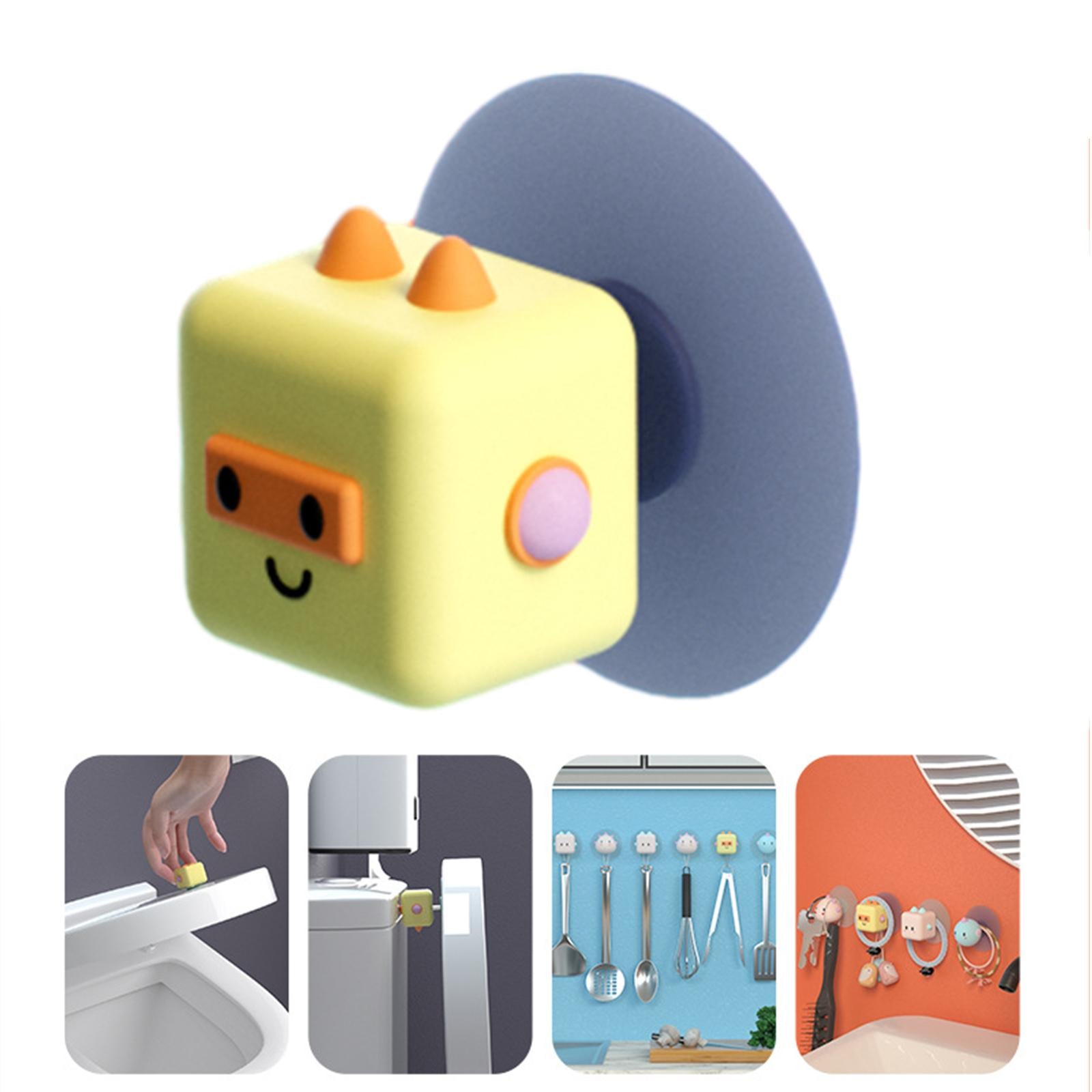 Cartoon Wall Hook Keys Storage Shelf Hanging Coats Towels Hats Cute Key Hook style C