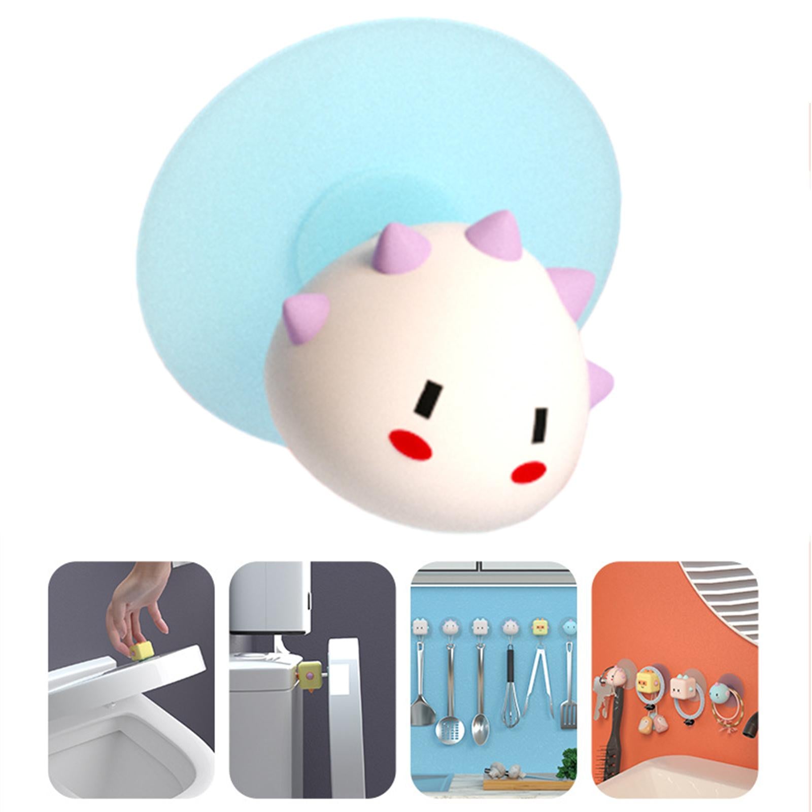 Cartoon Wall Hook Keys Storage Shelf Hanging Coats Towels Hats Cute Key Hook style D