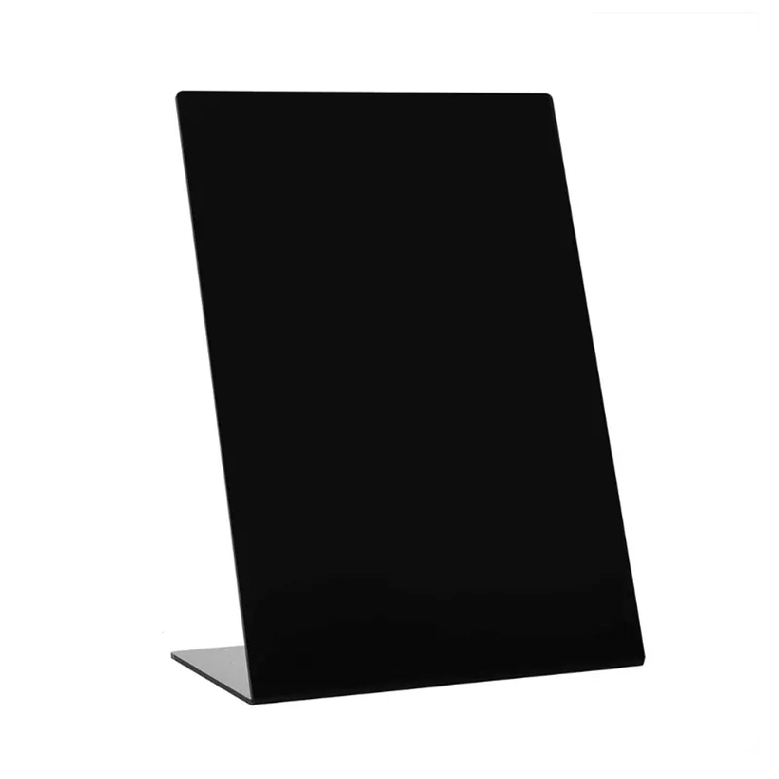 10x Mini Chalkboards Signs L Shaped Rustic Blackboard Tag Message Memo Board