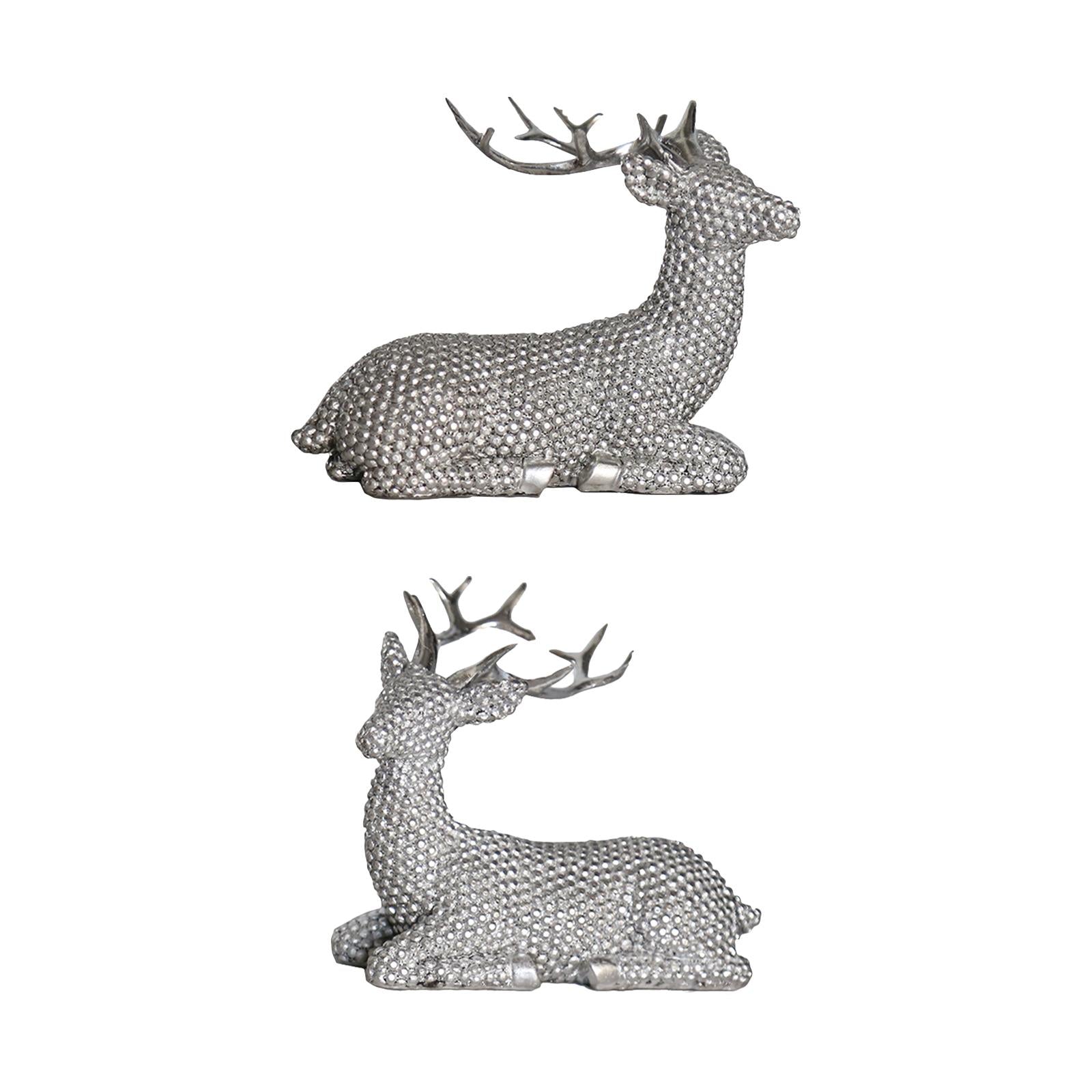 Deer Statue Decor Desk Decoration Ornament for Shelf Hallway Home Decoration