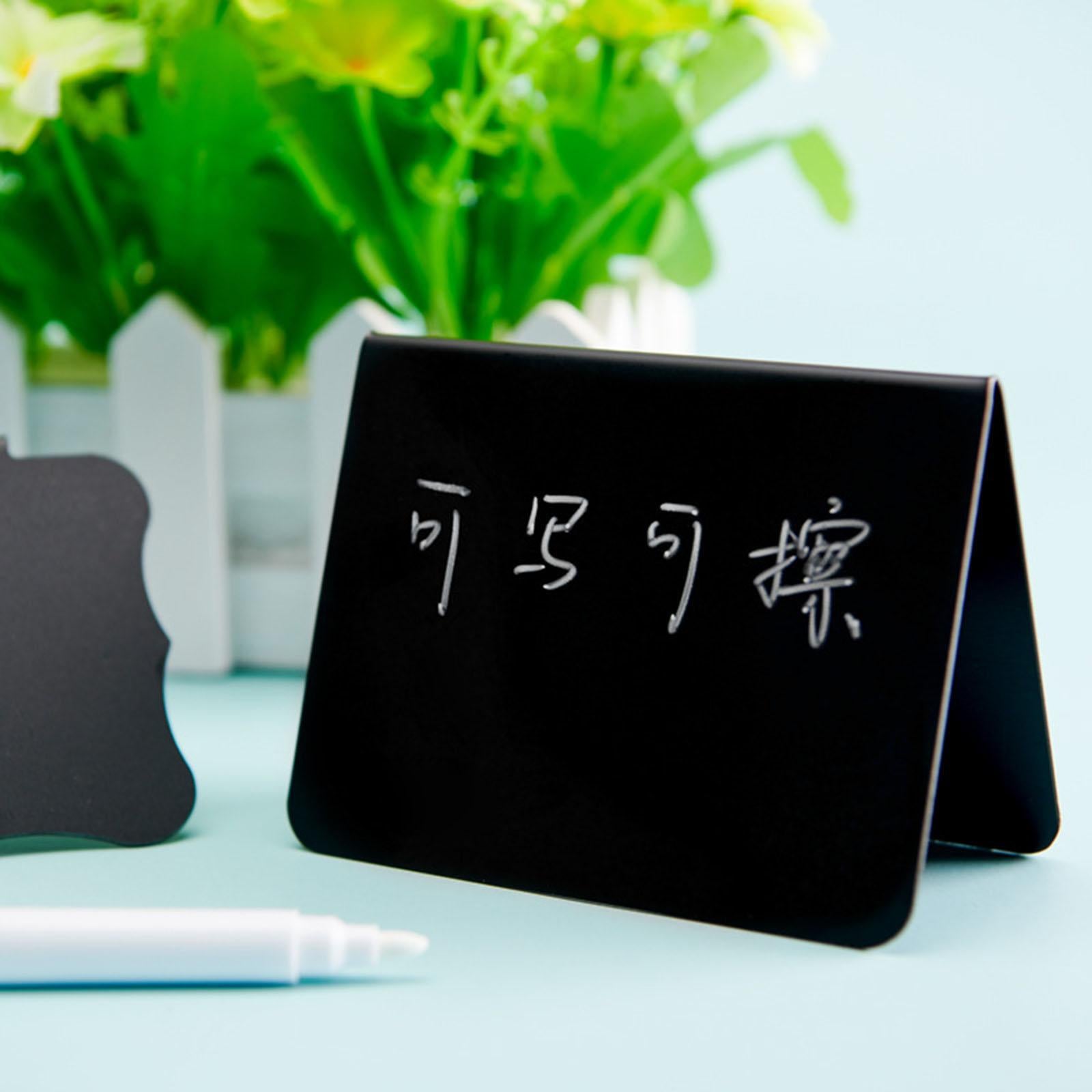 20Pcs Mini Chalkboard Signs for Food Reserved Table Signs for Table Numbers