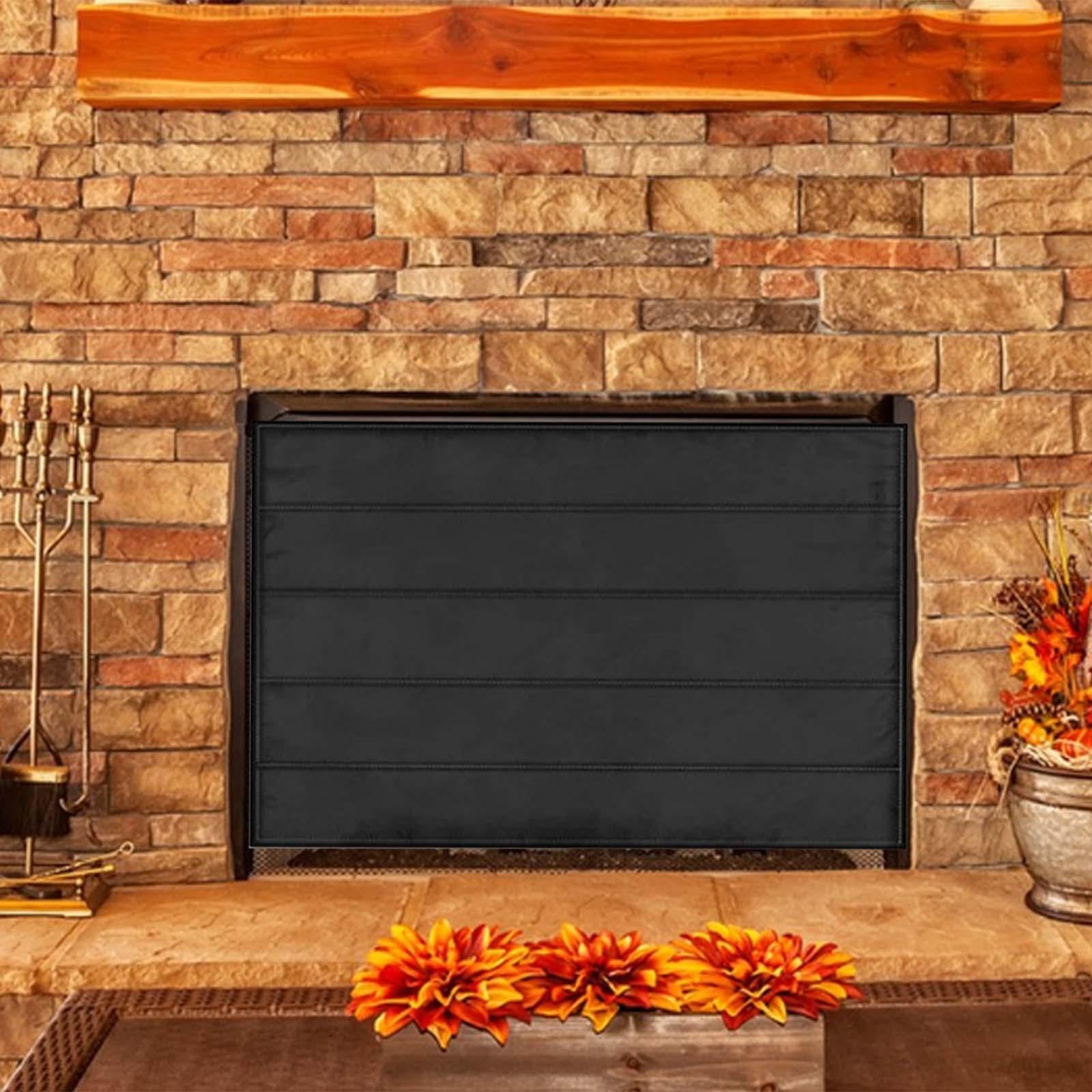 Fireplace Blanket for Heat Loss Inside Fireplace Fireplace Draft Cover 114.3cmx86.3cm