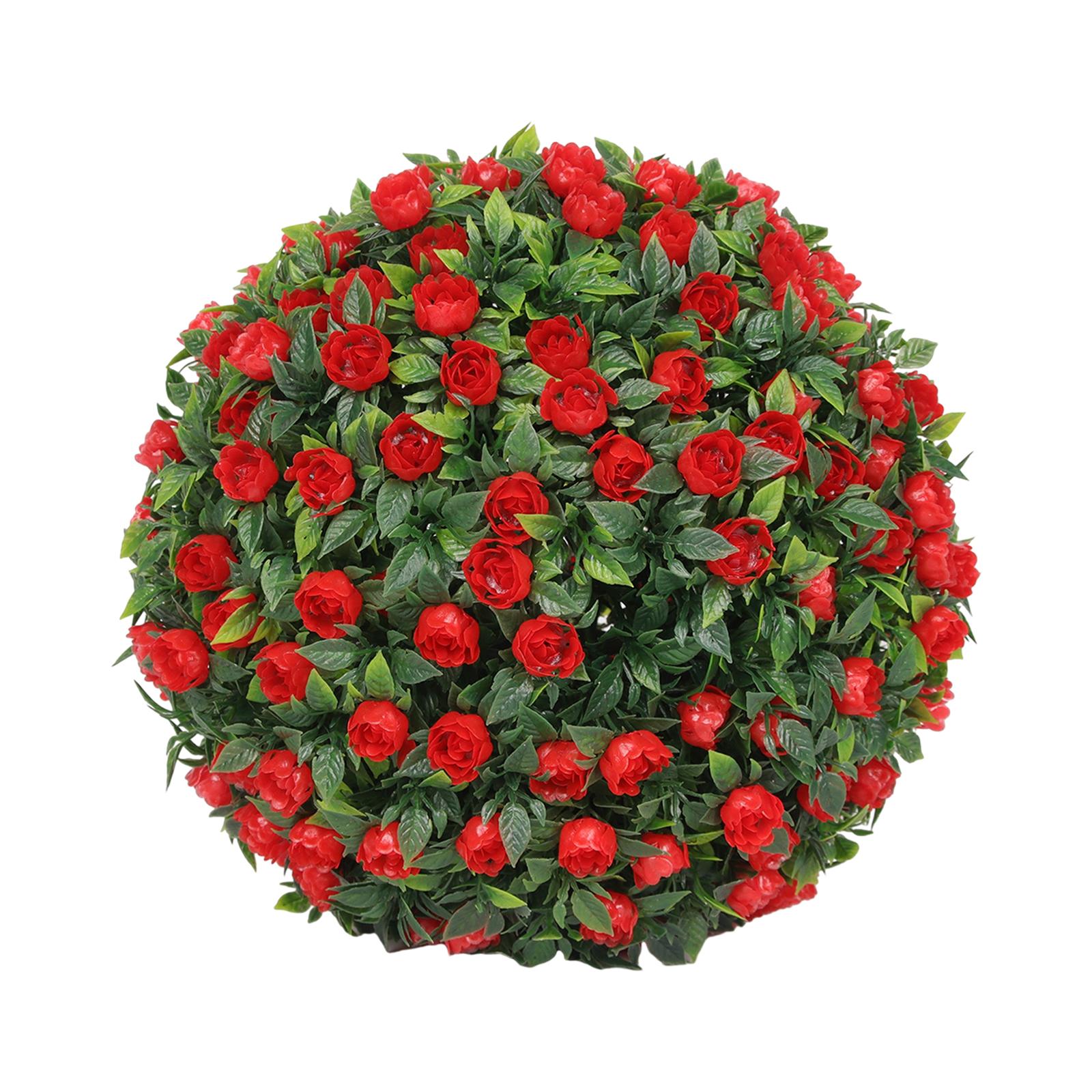 Simulation Plant Flower Hanging Topiary Ball 7.8inch Elegant for Coffee Shop Style B