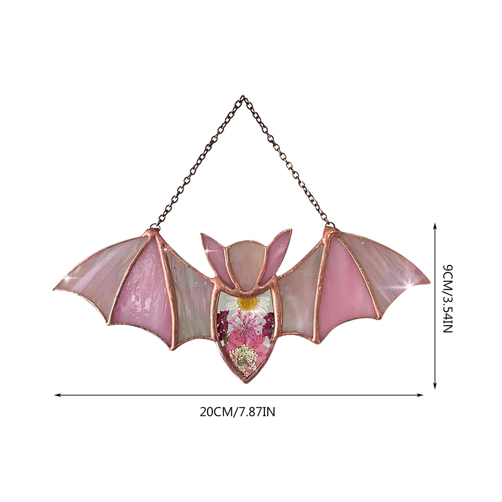 Halloween Bat Acrylic Hanging Pendant Ornament Durable for Housewarming Gift