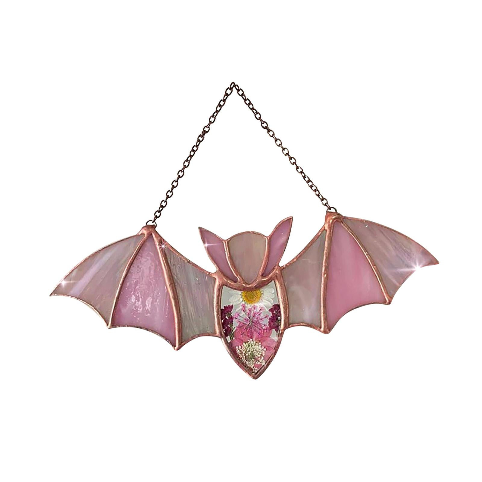 Halloween Bat Acrylic Hanging Pendant Ornament Durable for Housewarming Gift