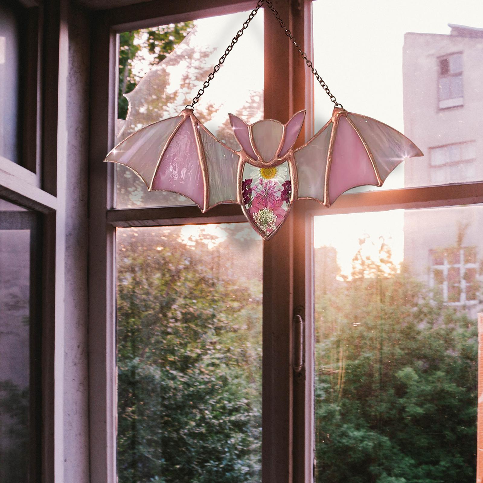 Halloween Bat Acrylic Hanging Pendant Ornament Durable for Housewarming Gift