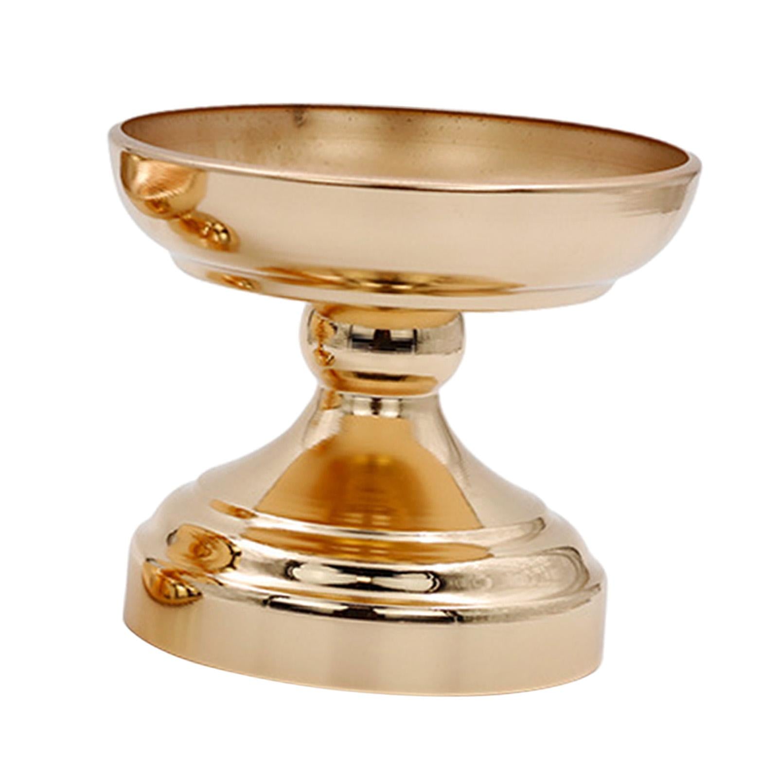 Flower Pot Stand Metal Snack Display Tray for Wedding Party Cafe Centerpiece L