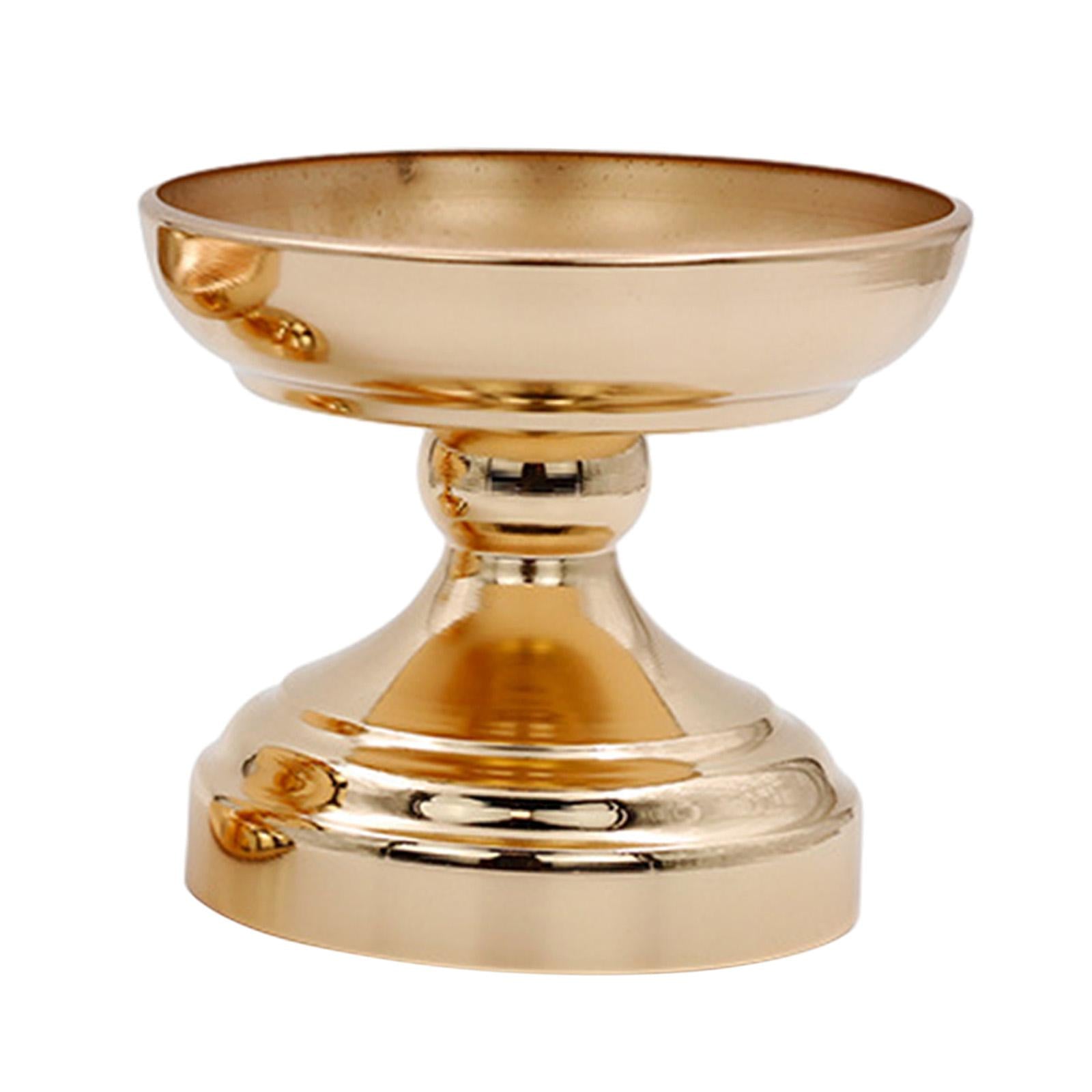 Flower Pot Stand Metal Snack Display Tray for Wedding Party Cafe Centerpiece L