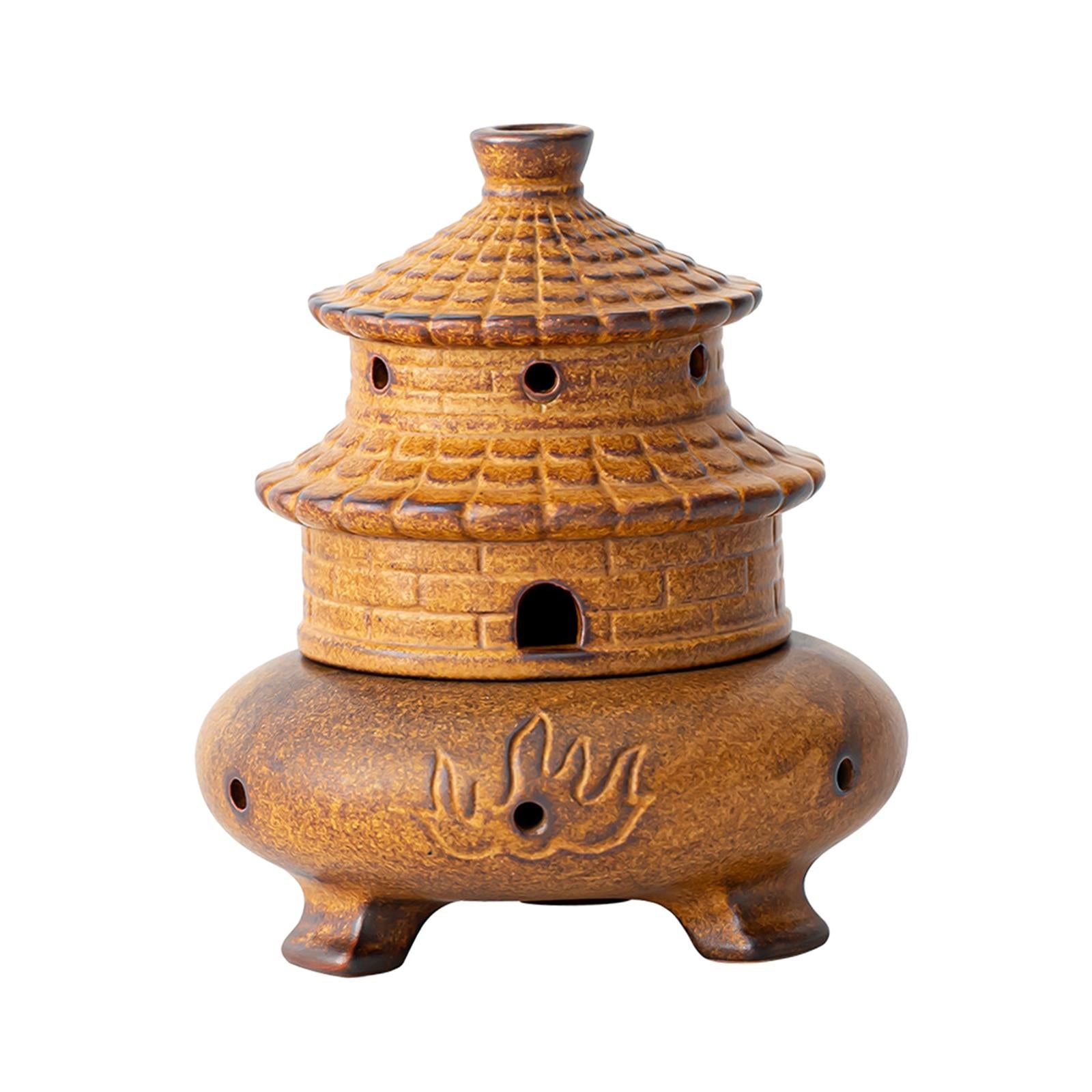 Incense Burner Vintage Censer for Table Centerpieces Living Room Yoga Studio