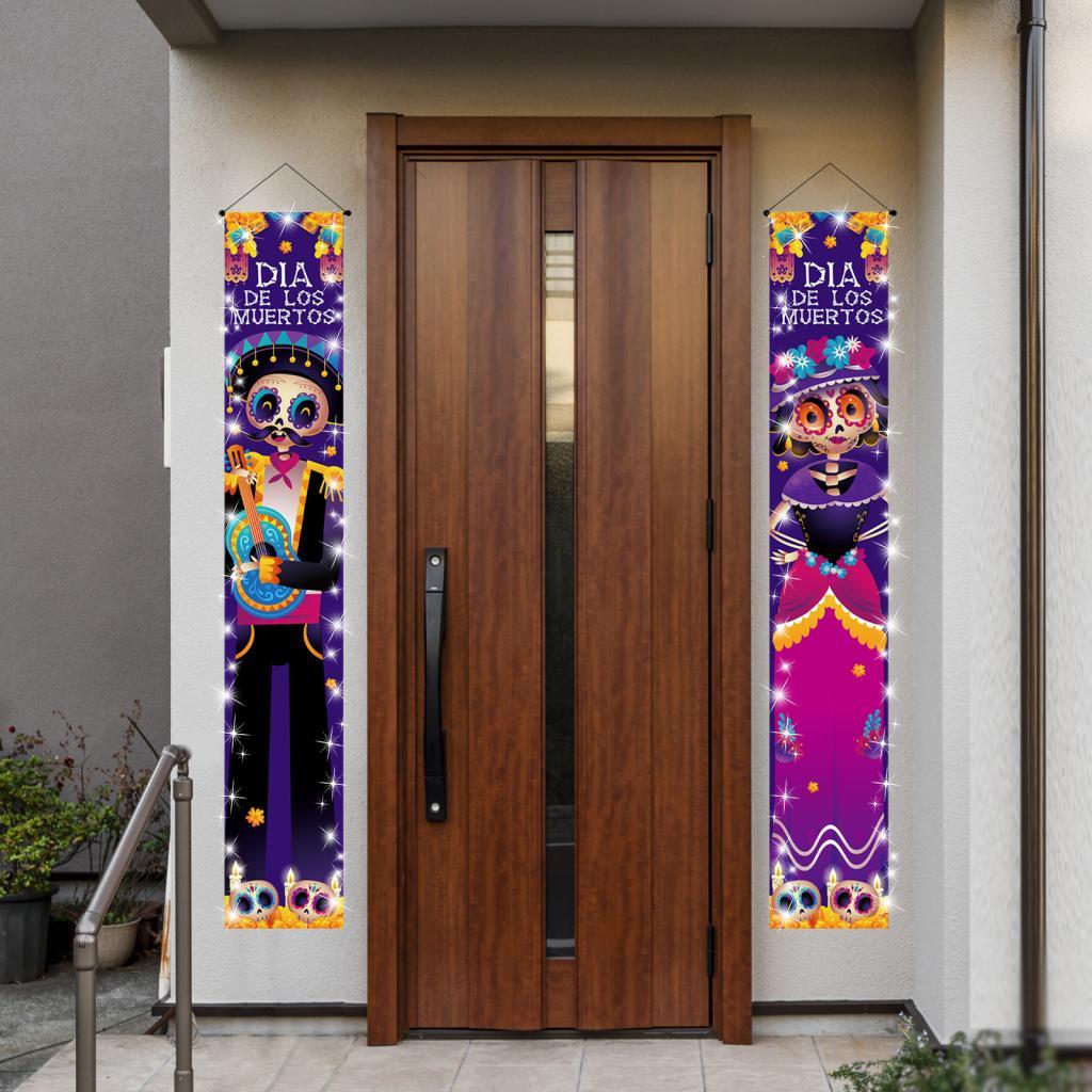 Halloween Banners Banner Hanging Sign Halloween Door Decoration
