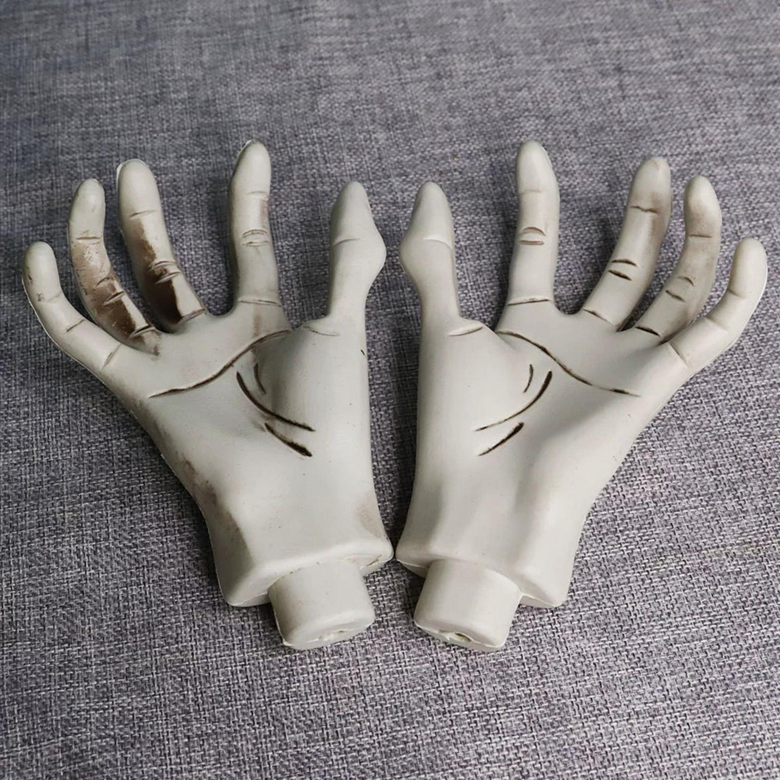 Halloween Skeleton Hands Halloween Hand Props for Zombie Party Haunted House