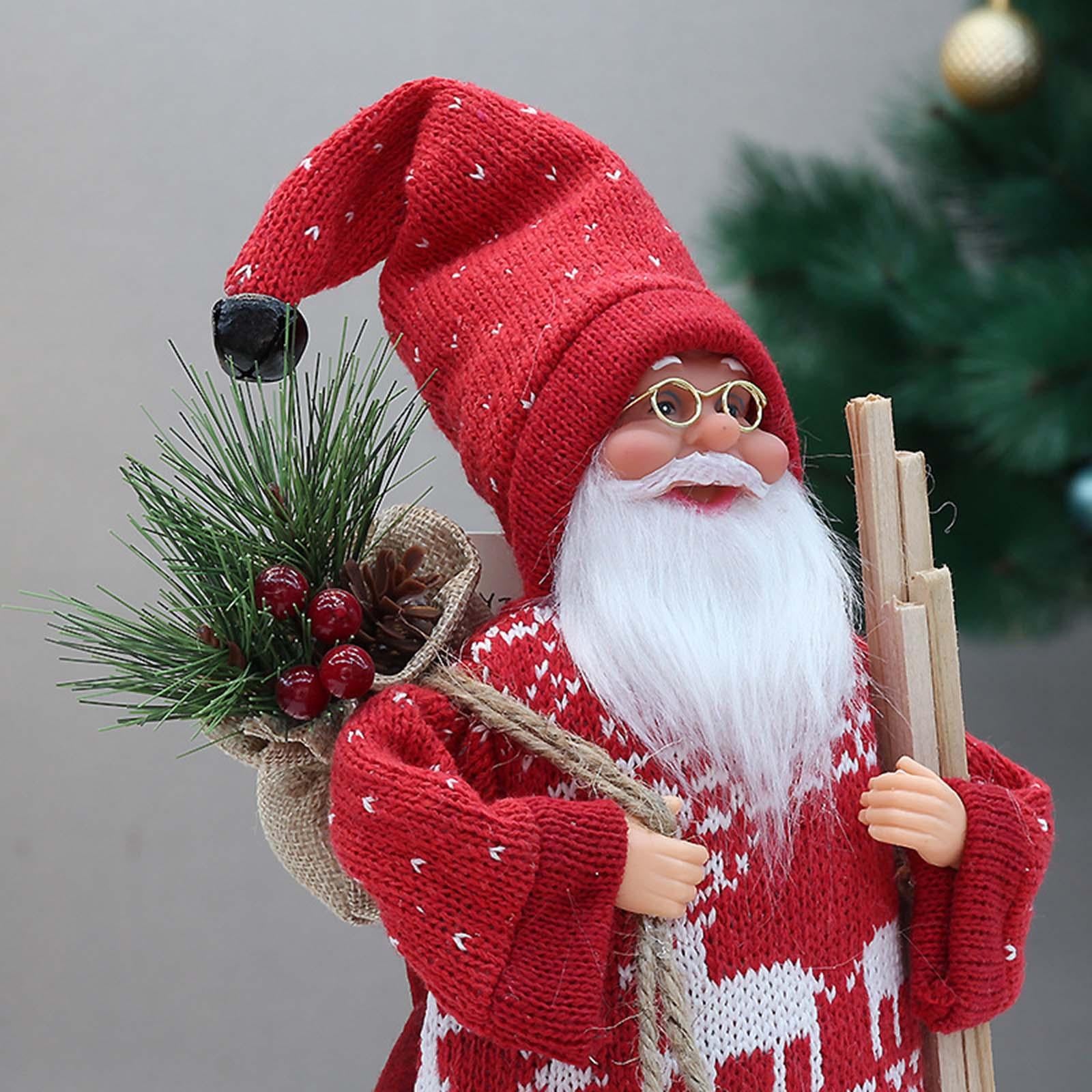 Santa Claus Decorations for New Year Gifts Indoor Outdoor Holiday Decoration Style A