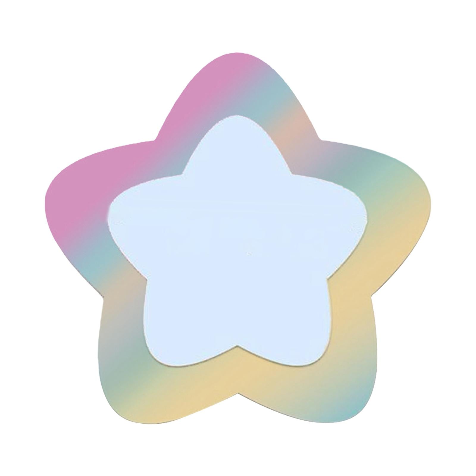 Makeup Mirror Creative Decorative Aesthetic Mirror for Home Wall Living Room Star 30cmx30cm