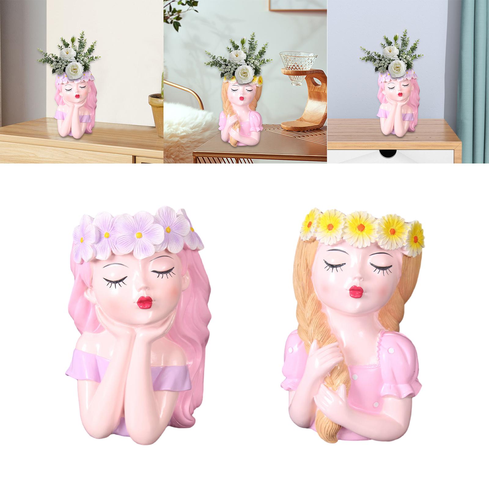 Small Flower Pot Crafts Cactus Planter for Houseplants Indoor Outdoor Plants 18x26cm