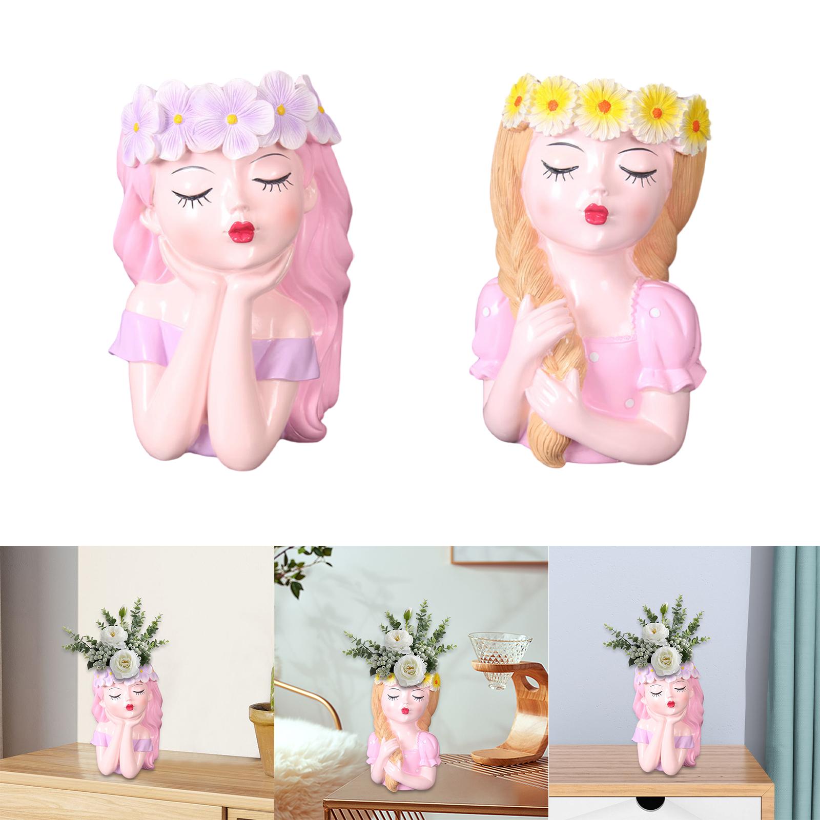 Small Flower Pot Crafts Cactus Planter for Houseplants Indoor Outdoor Plants 18x26cm