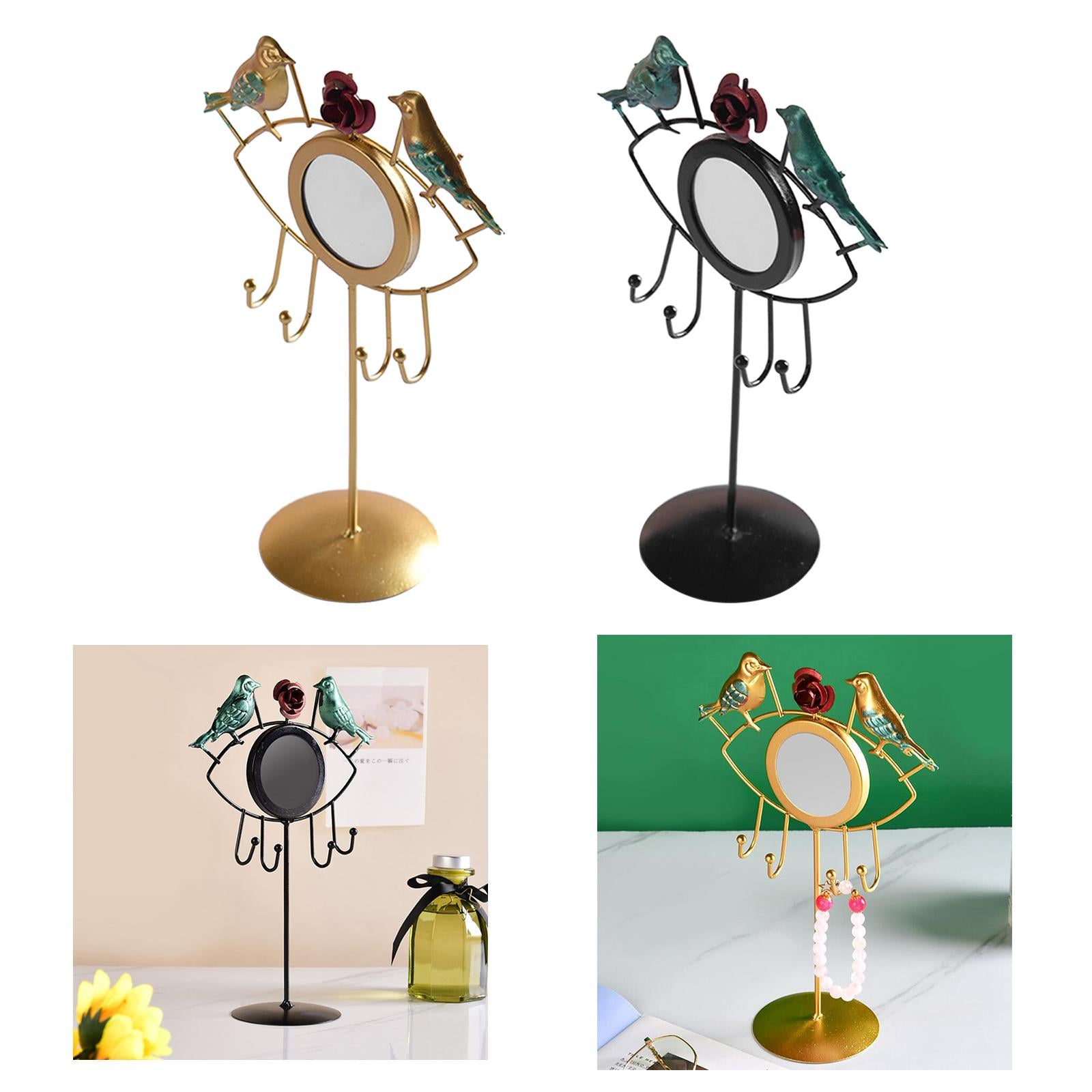 Jewelry Stand Exquisite Show Rack Jewelry Holder for Bracelet Ring Necklaces Gold
