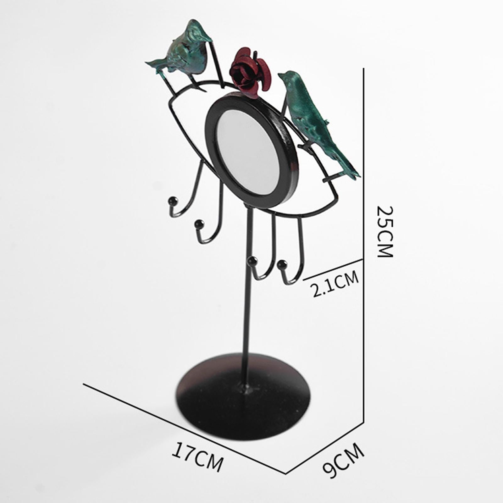 Jewelry Stand Exquisite Show Rack Jewelry Holder for Bracelet Ring Necklaces Black