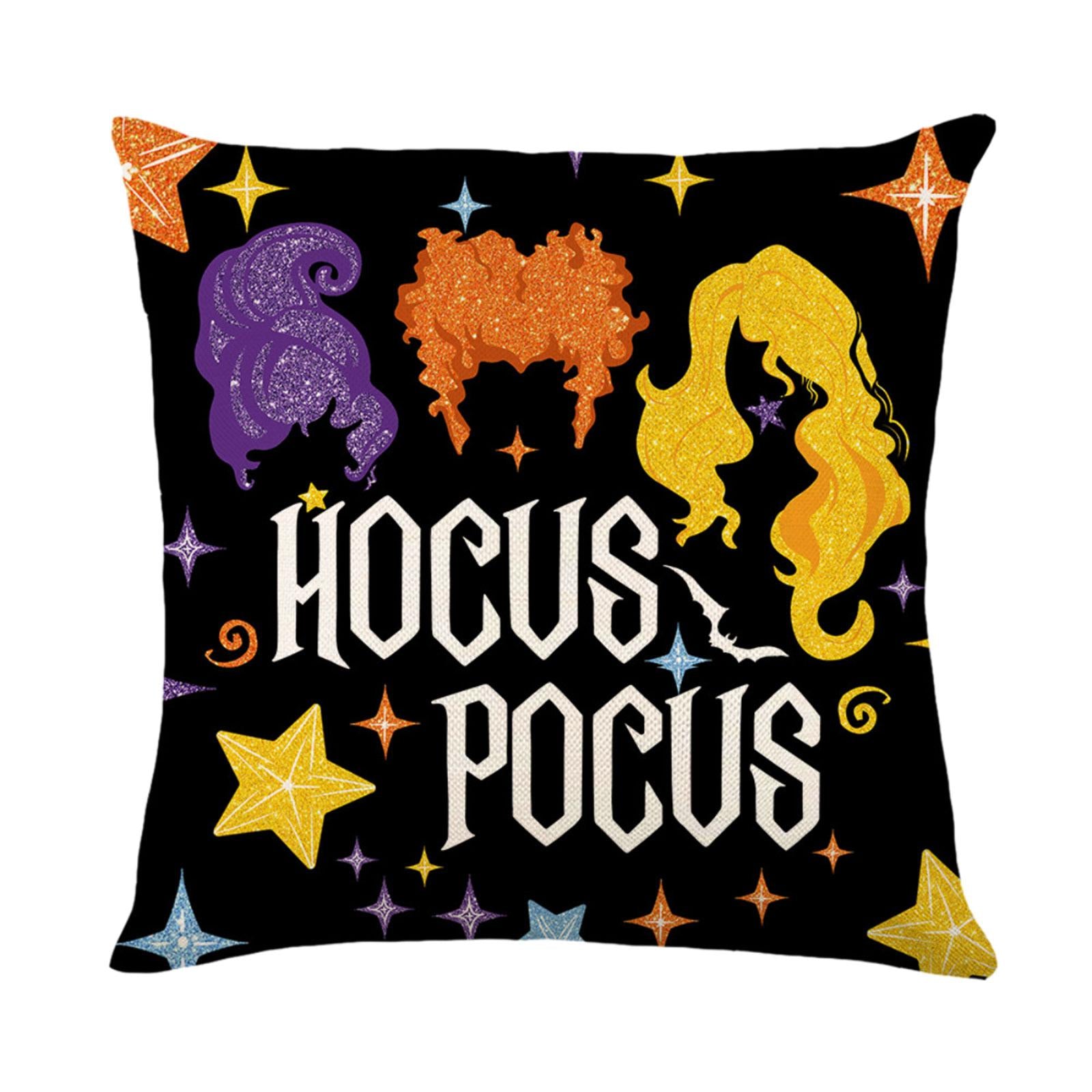 Halloween Pillow Covers Cushion Case Throw Pillows Cases for Couch Car Chair Style A