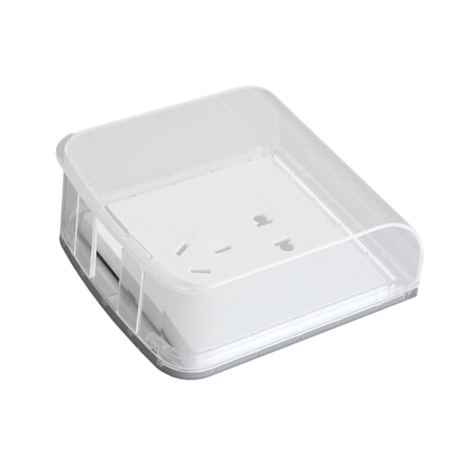 Waterproof Outlet Plug Cover Wall Socket Protector Dustproof for Restaurants Transparent