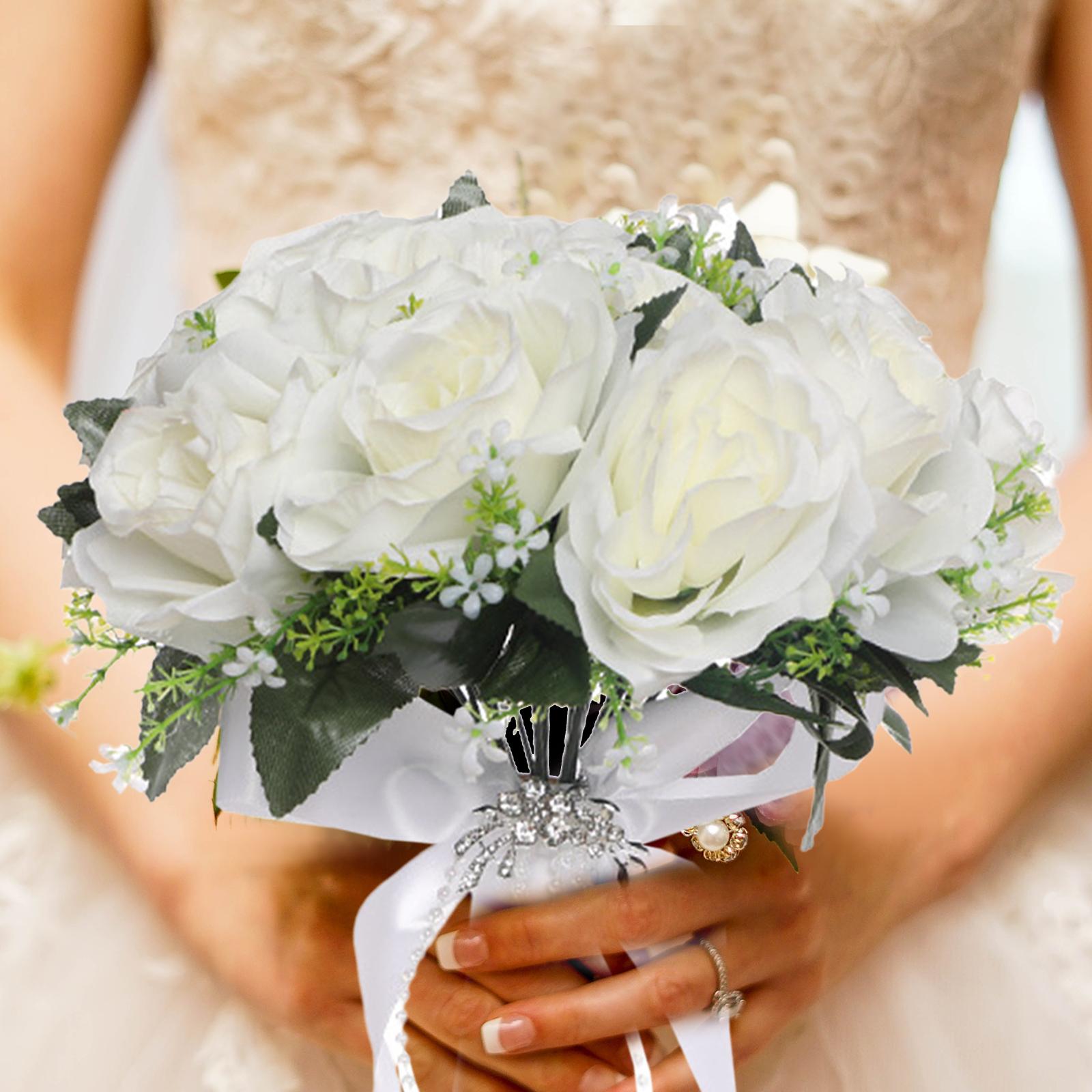 Wedding Bridal Bouquet Elegant Artificial Flowers for Festival Party Wedding
