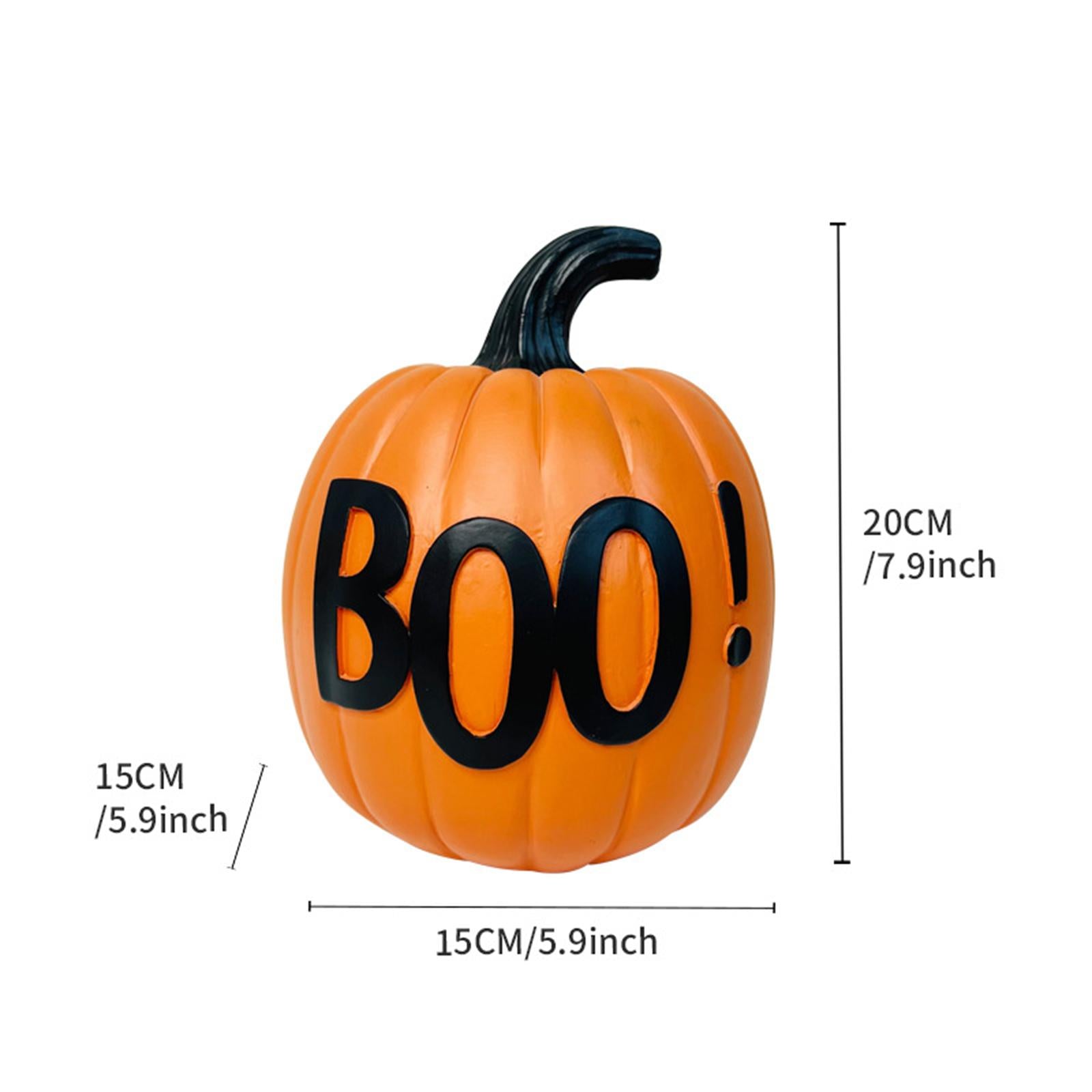 Halloween Pumpkin Props Artificial Vegetables for Porch Party Outdoor Indoor Orange