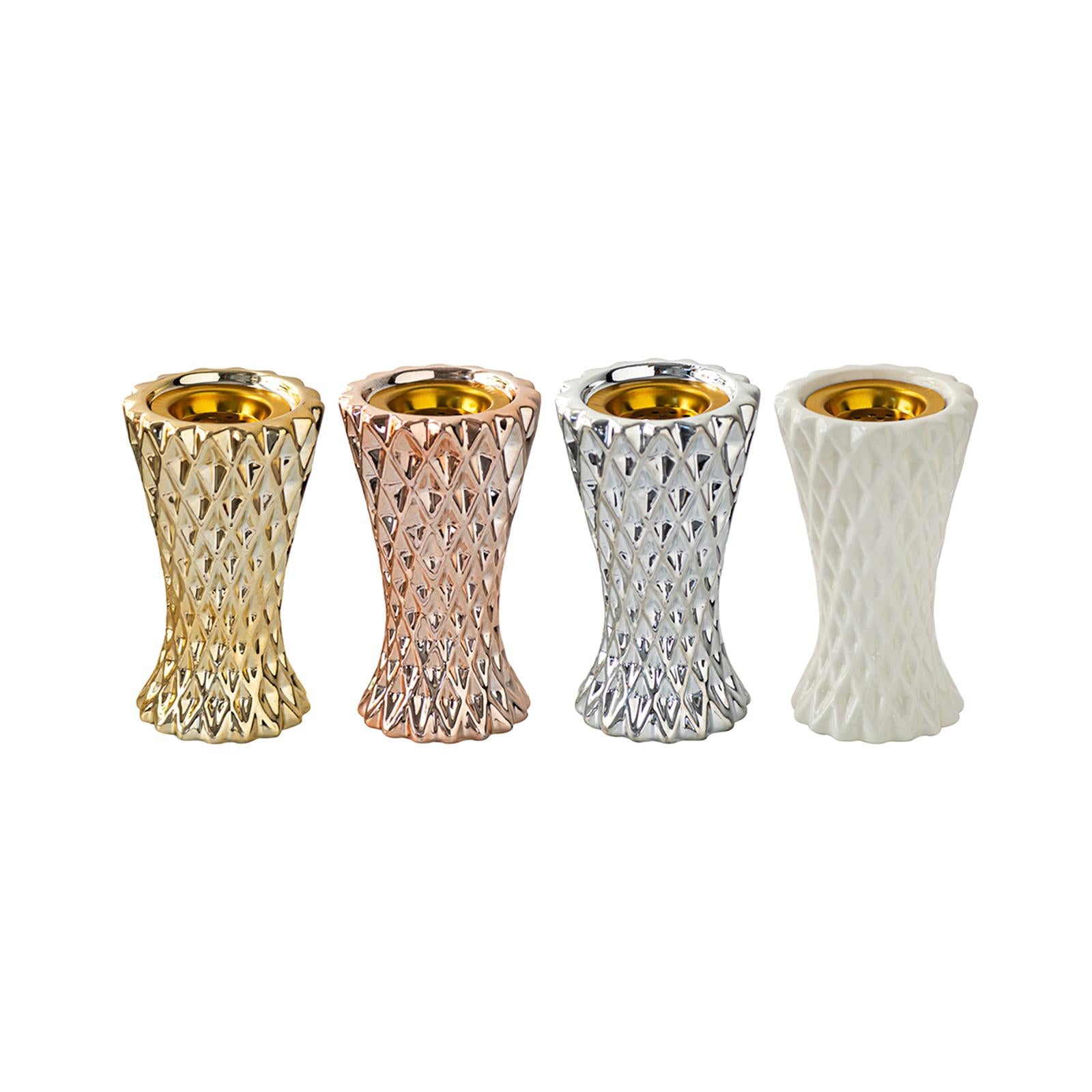 Candle Holder Crafts Candlestick Holder for Table Centerpiece Dinner Wedding golden