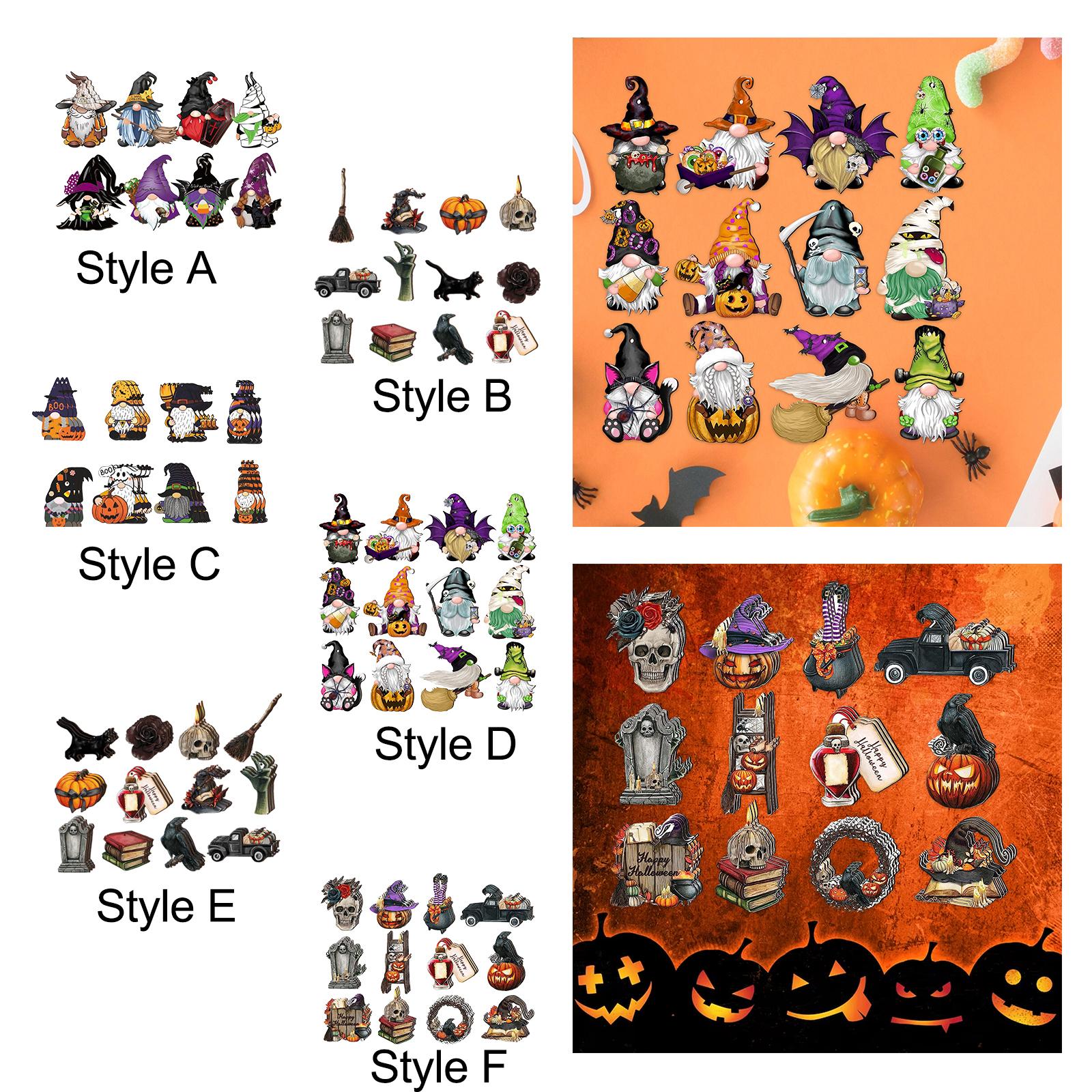 Wooden Halloween Tree Hanging Ornaments Sturdy Party Supplies for Home Decor Style A