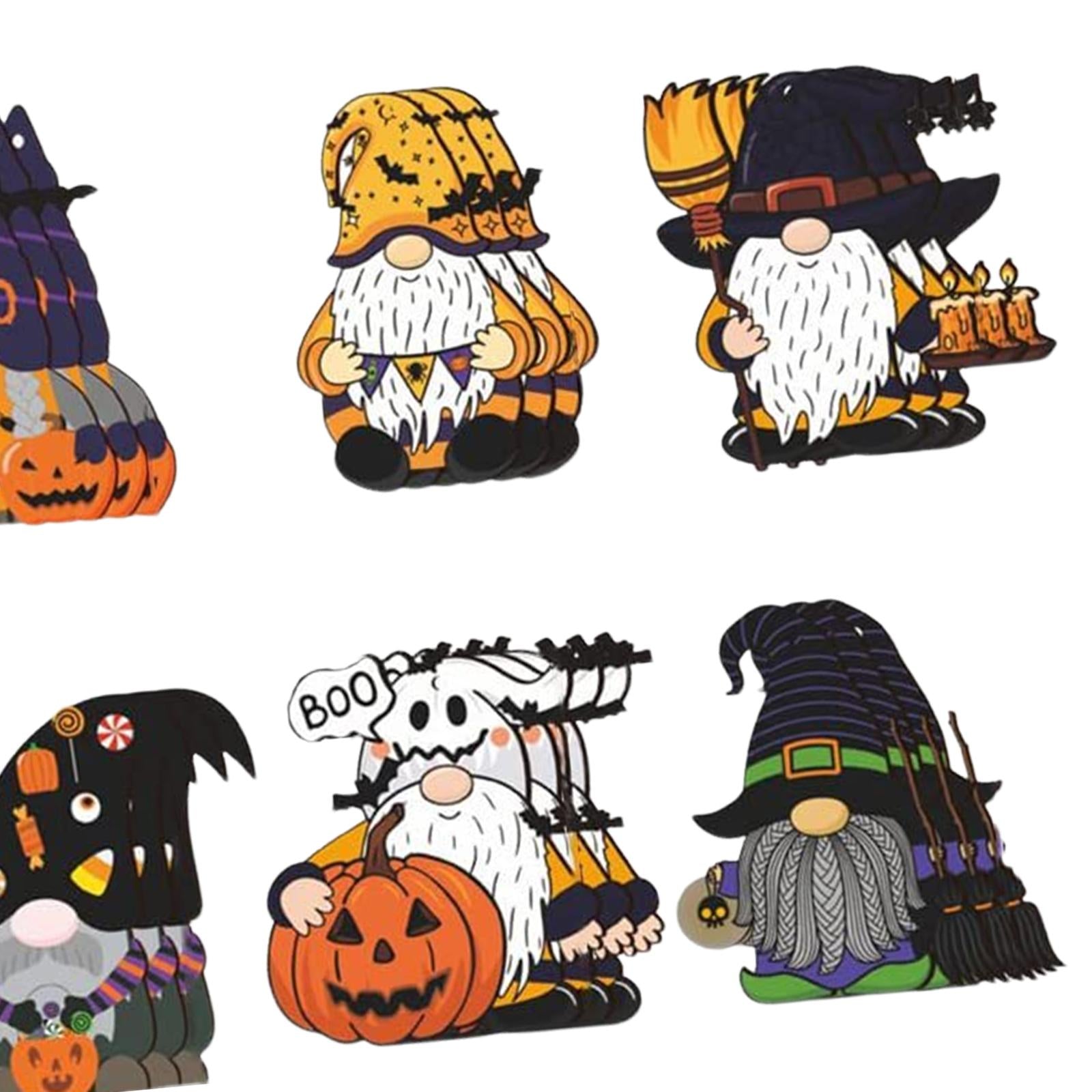 Wooden Halloween Tree Hanging Ornaments Sturdy Party Supplies for Home Decor Style C