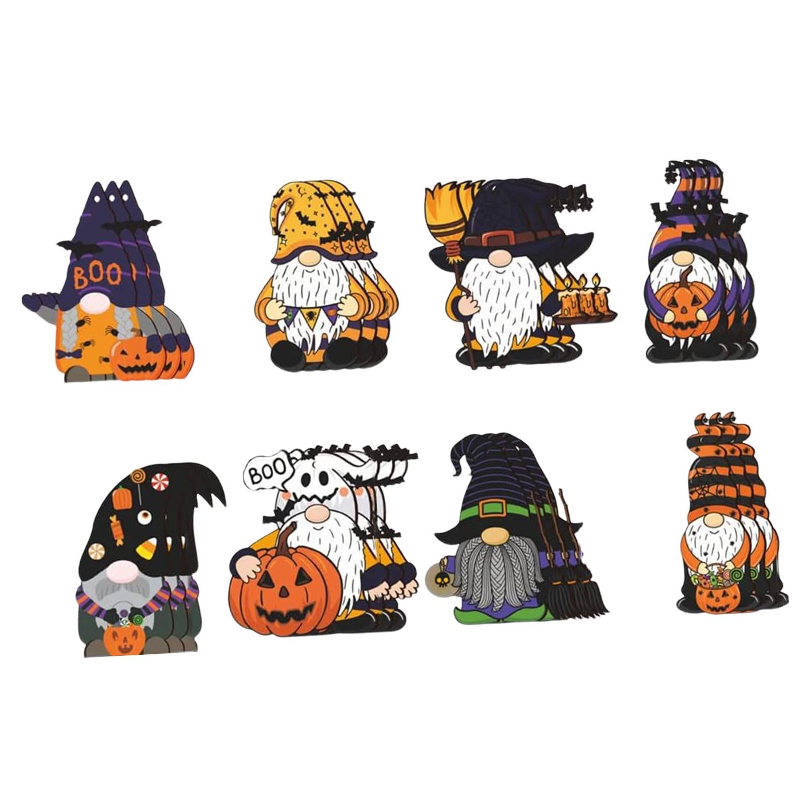 Wooden Halloween Tree Hanging Ornaments Sturdy Party Supplies for Home Decor Style C