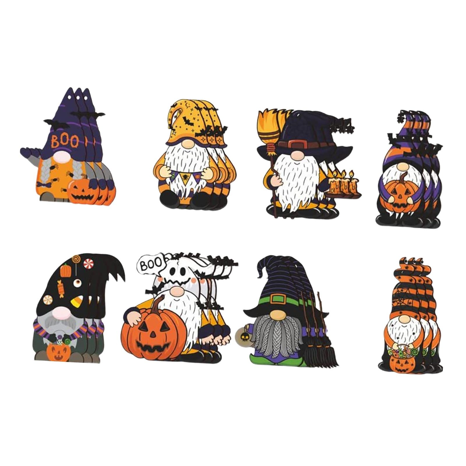 Wooden Halloween Tree Hanging Ornaments Sturdy Party Supplies for Home Decor Style C