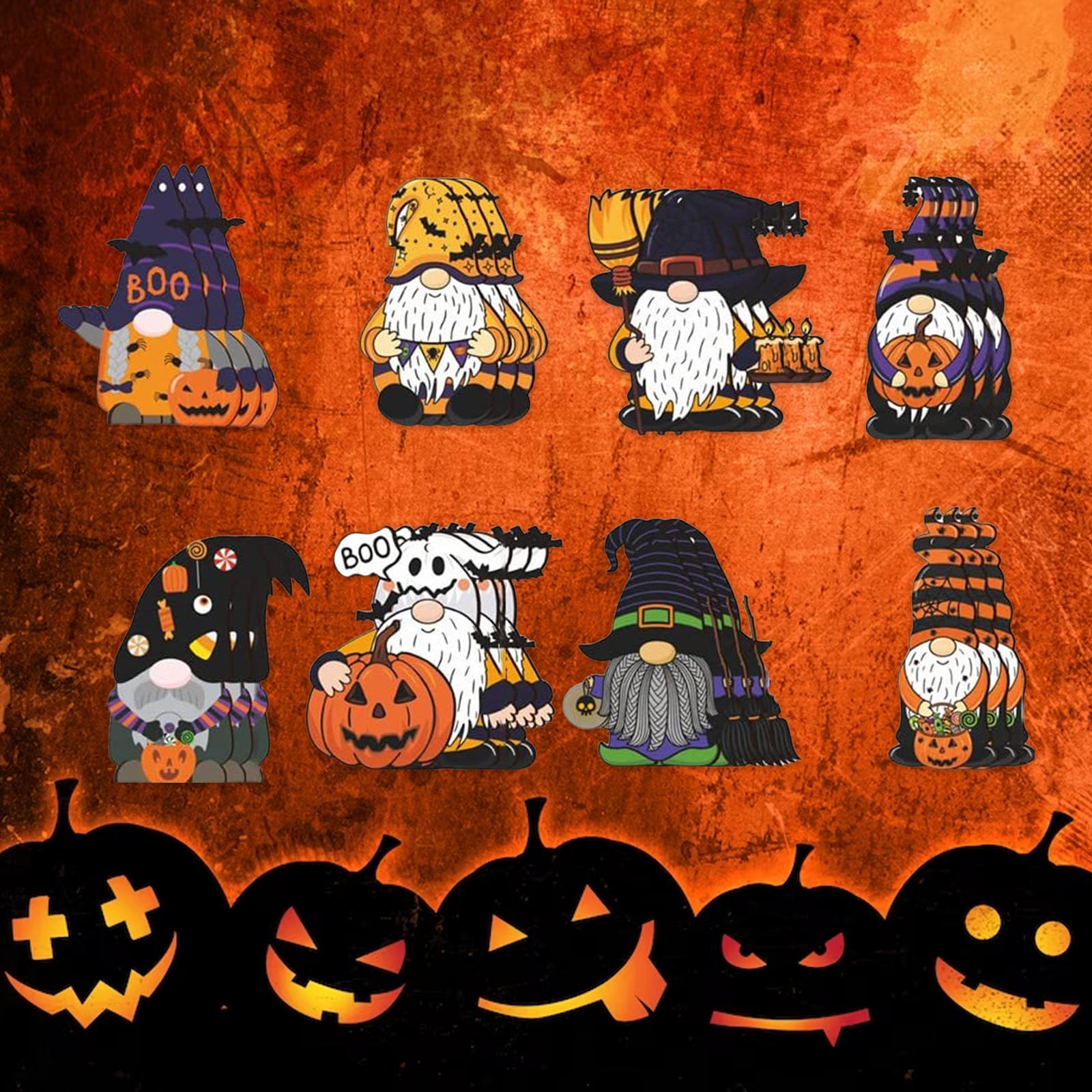 Wooden Halloween Tree Hanging Ornaments Sturdy Party Supplies for Home Decor Style C