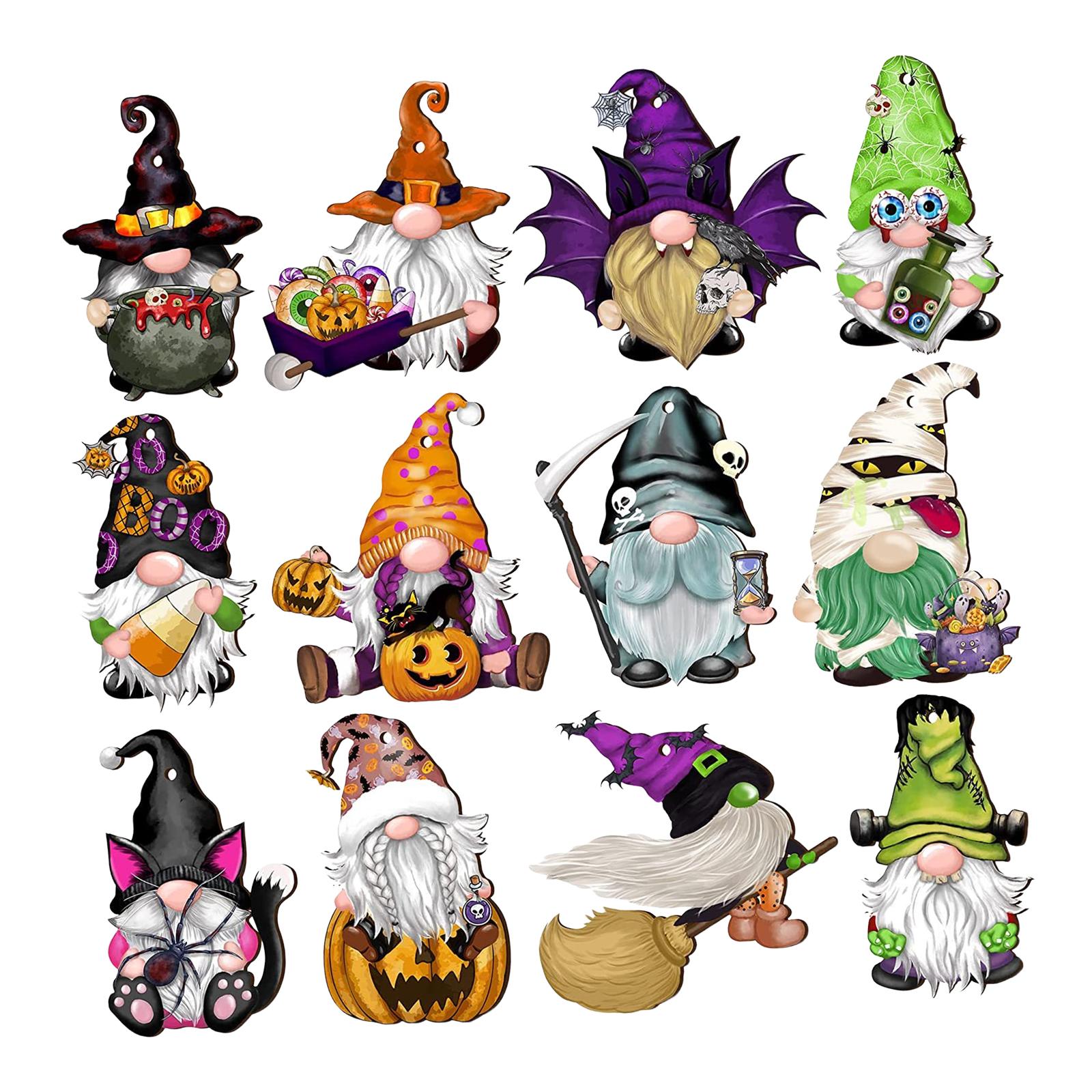 Wooden Halloween Tree Hanging Ornaments Sturdy Party Supplies for Home Decor Style D