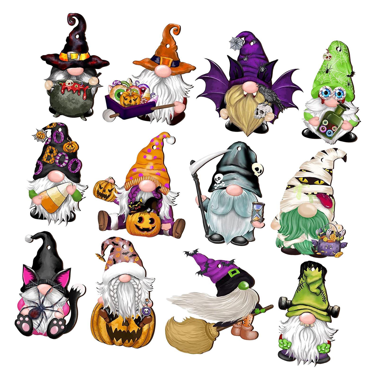 Wooden Halloween Tree Hanging Ornaments Sturdy Party Supplies for Home Decor Style D